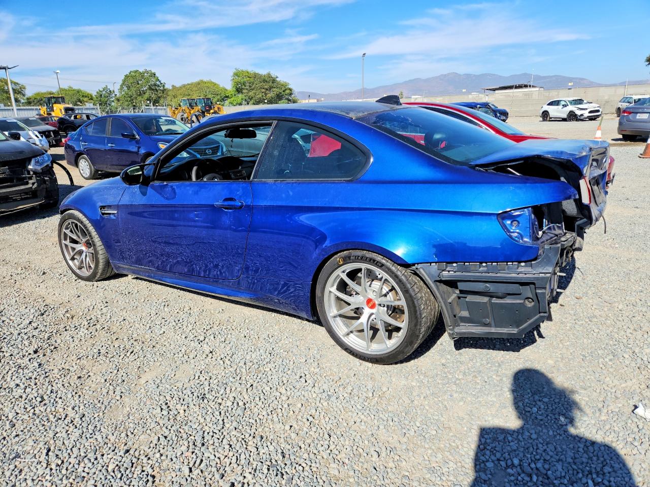 2011 Bmw M3 Blue vin: WBSKG9C57BE646246