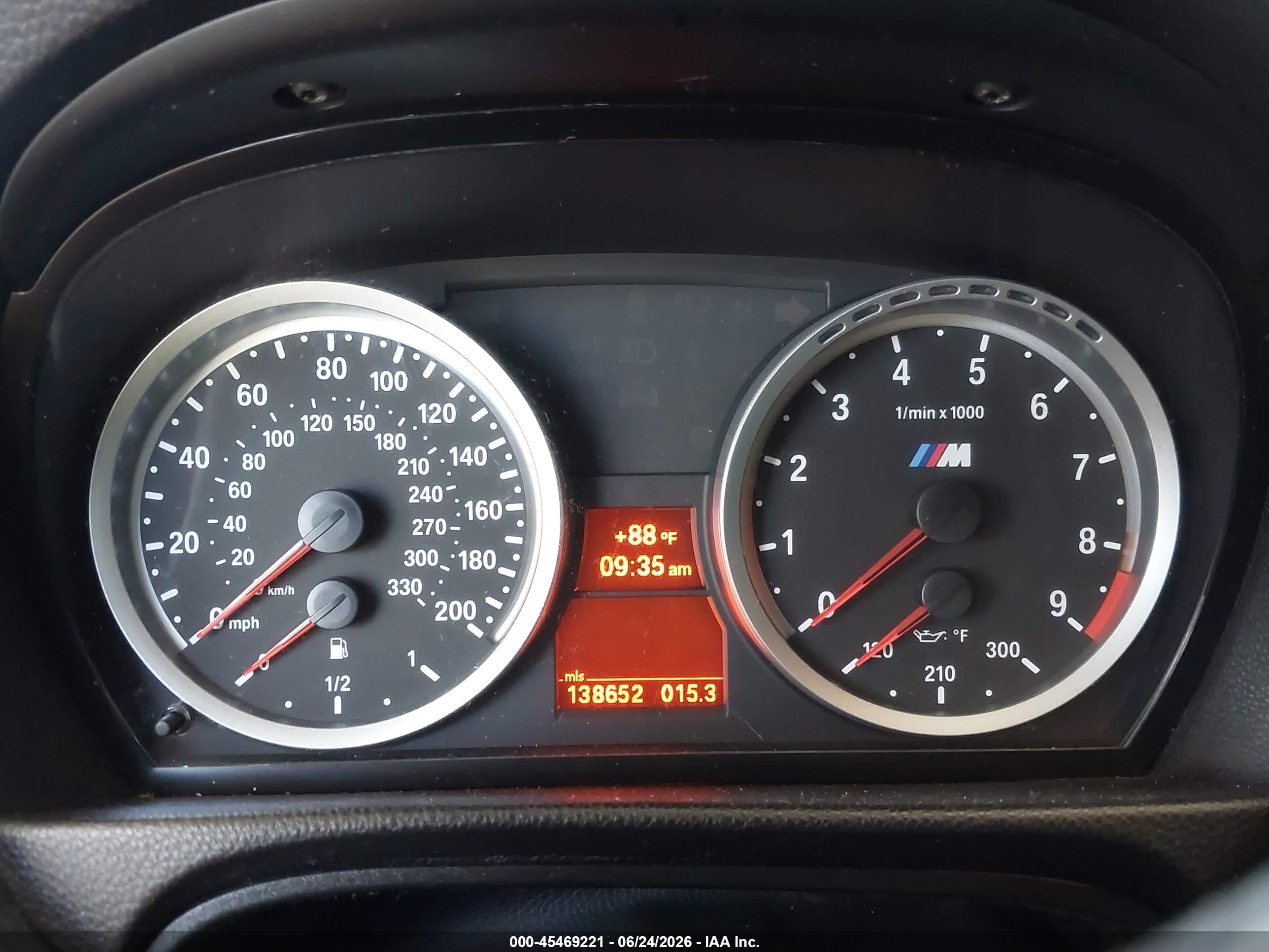 2012 Bmw M3   Black vin: WBSKG9C57CE798092