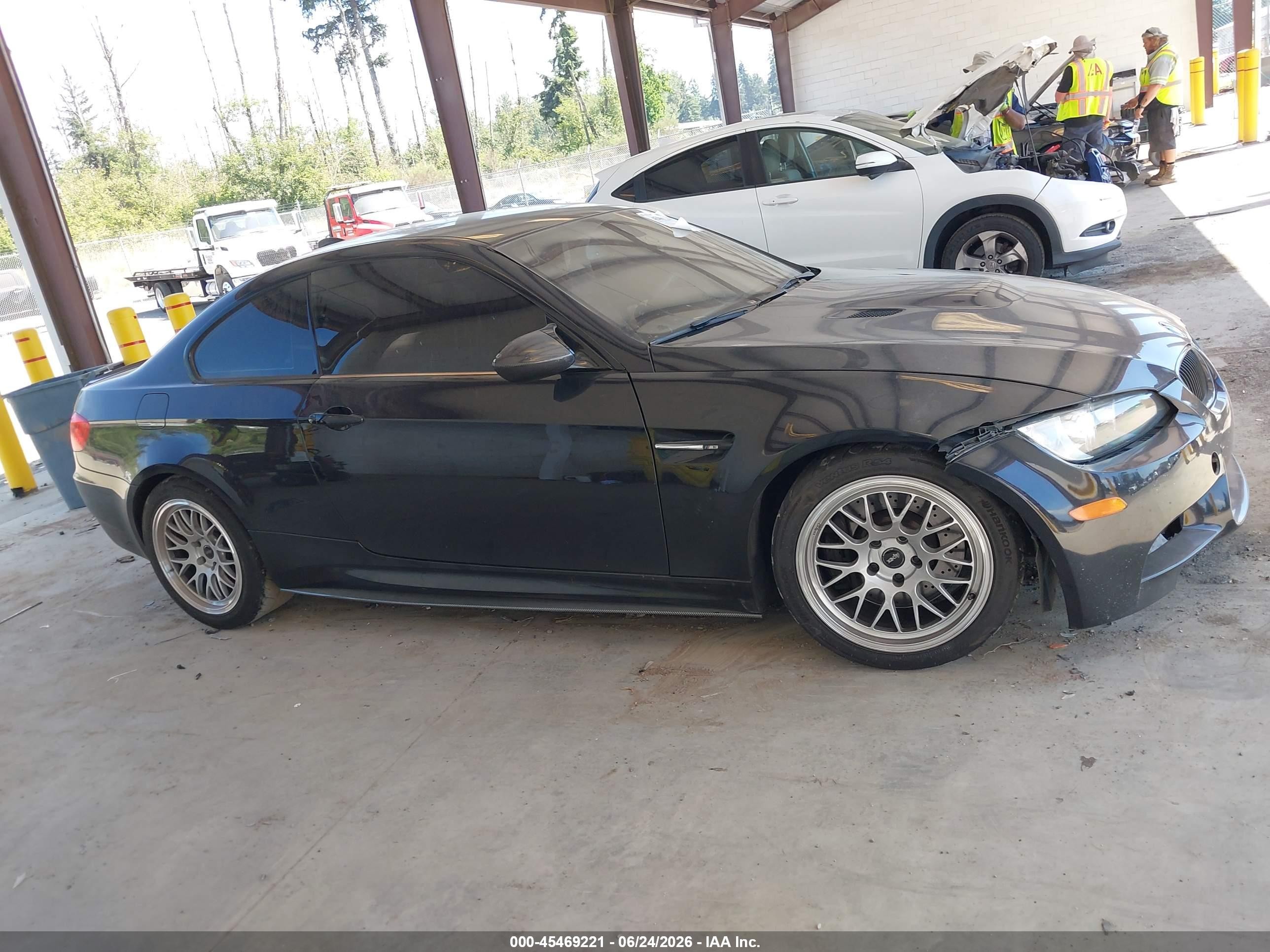 2012 Bmw M3   Black vin: WBSKG9C57CE798092