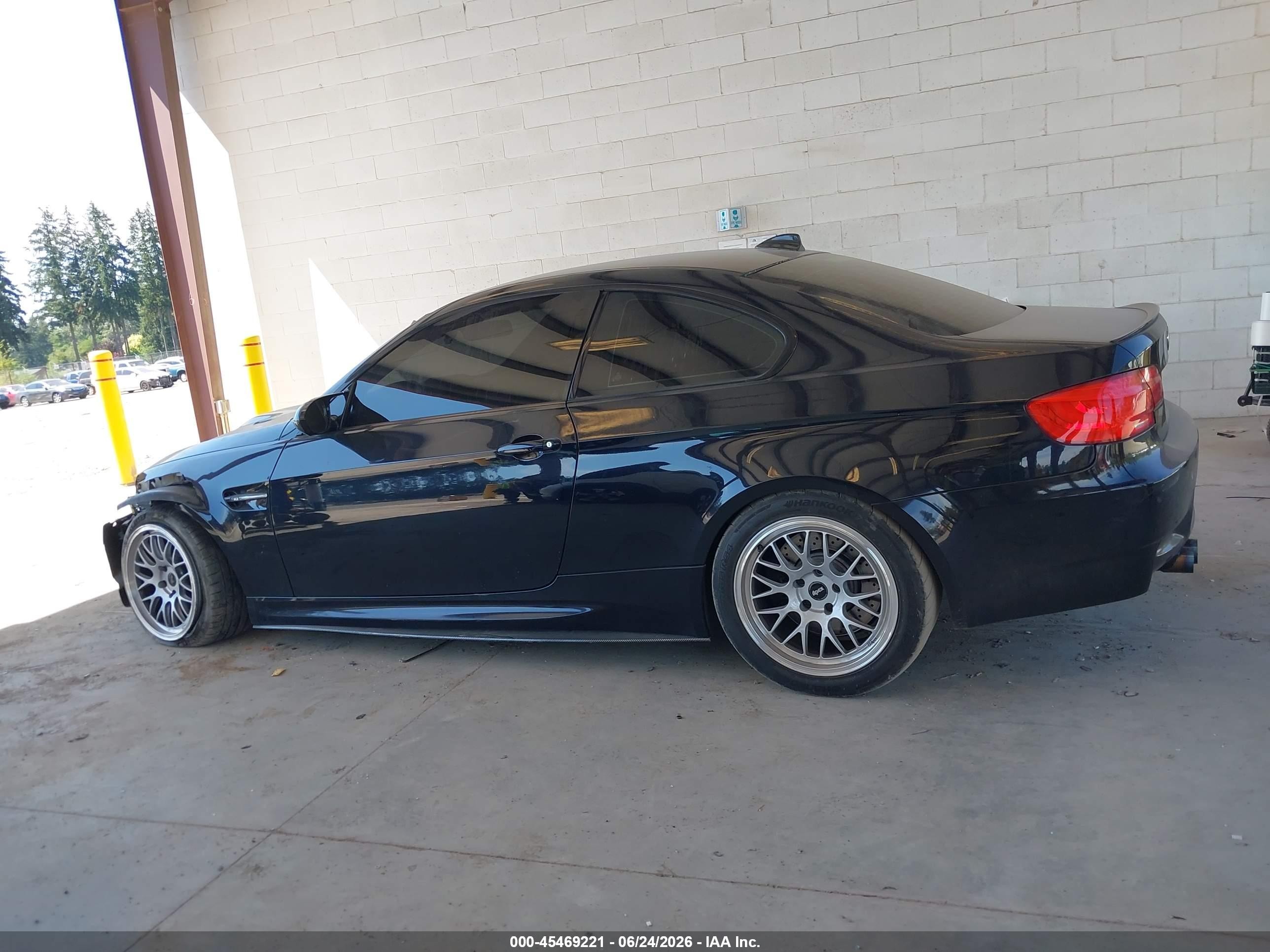 2012 Bmw M3   Black vin: WBSKG9C57CE798092