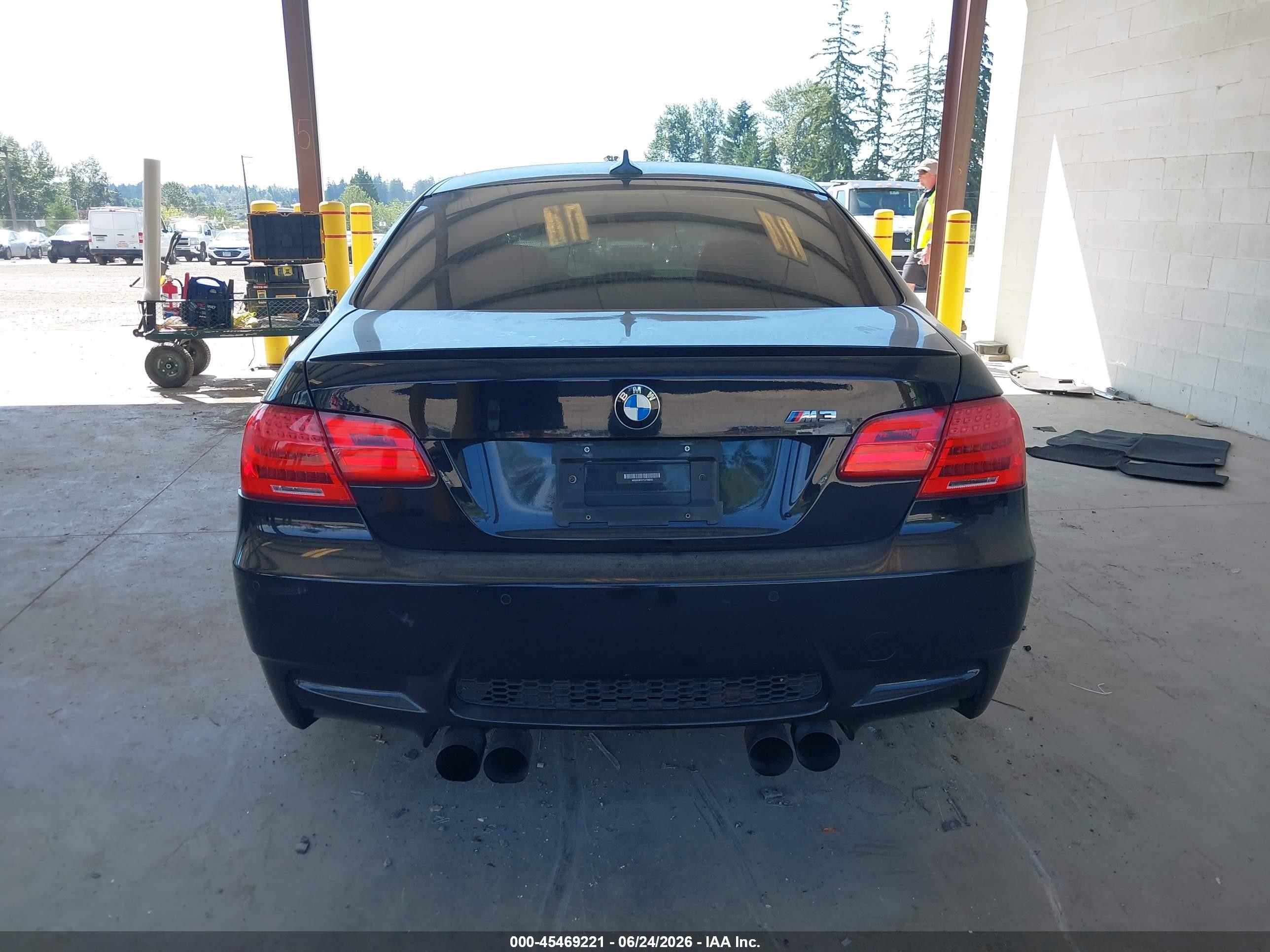 2012 Bmw M3   Black vin: WBSKG9C57CE798092