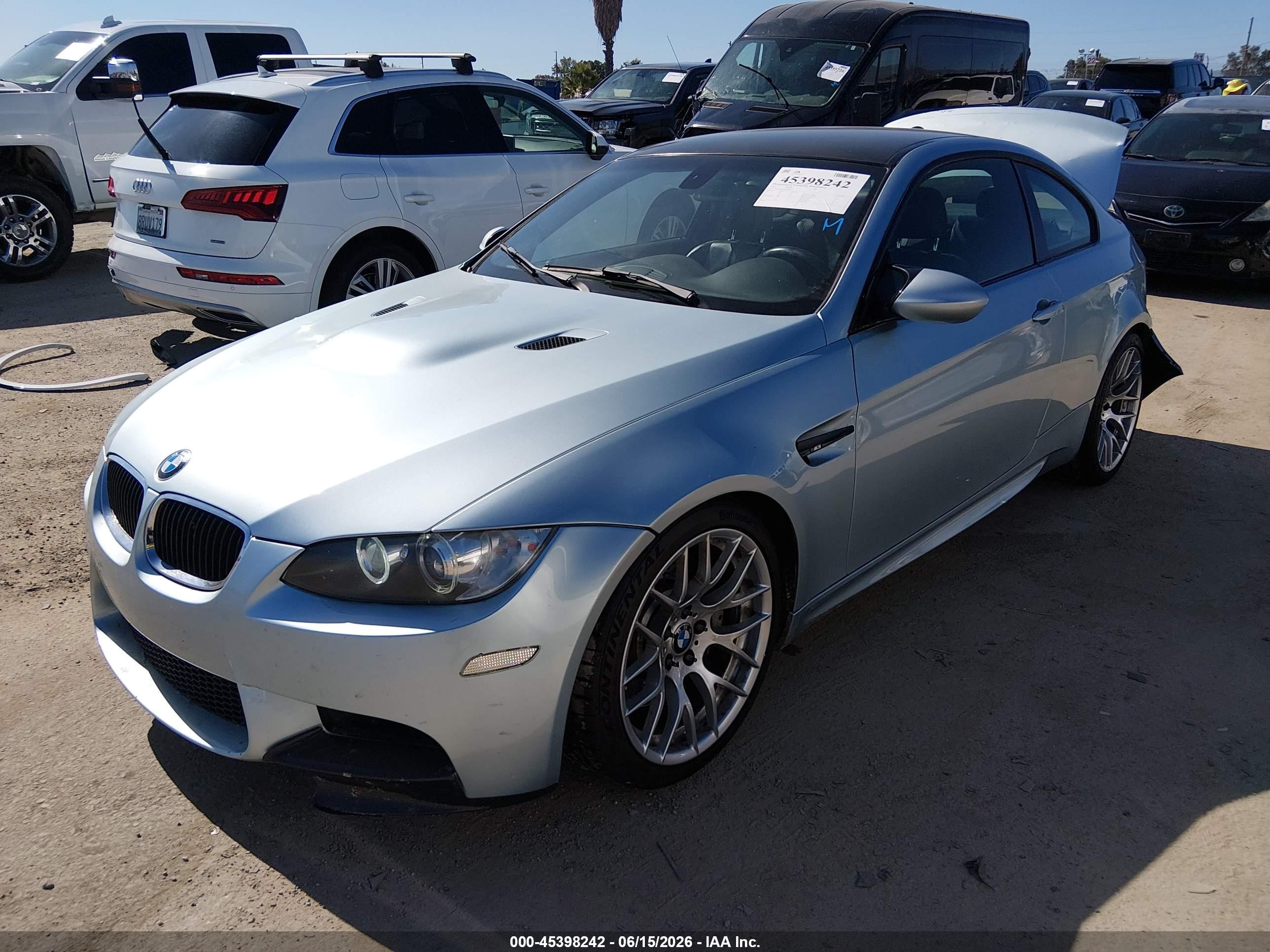 2011 Bmw M3   Light Blue vin: WBSKG9C58BE645431