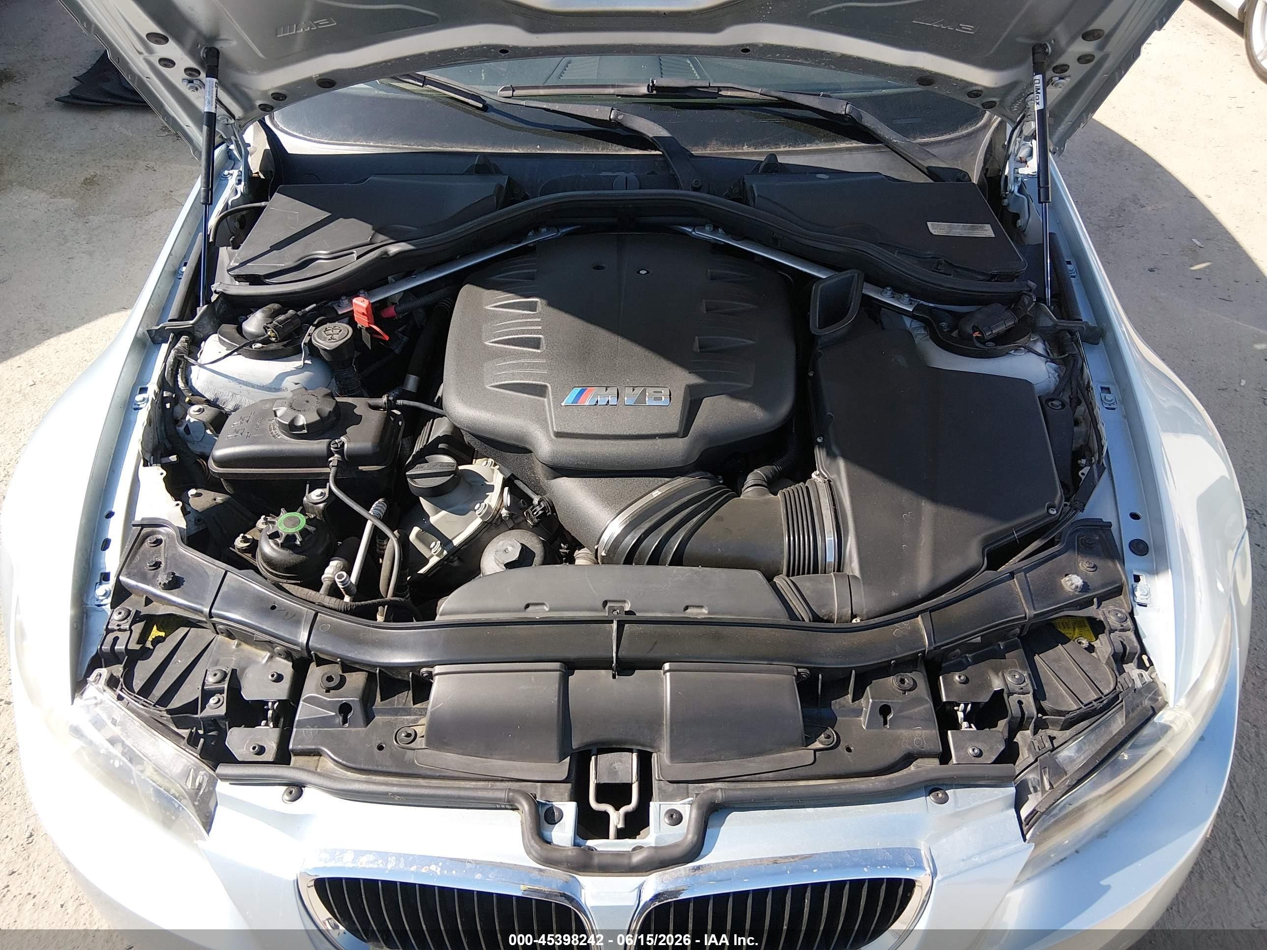 2011 Bmw M3   Light Blue vin: WBSKG9C58BE645431
