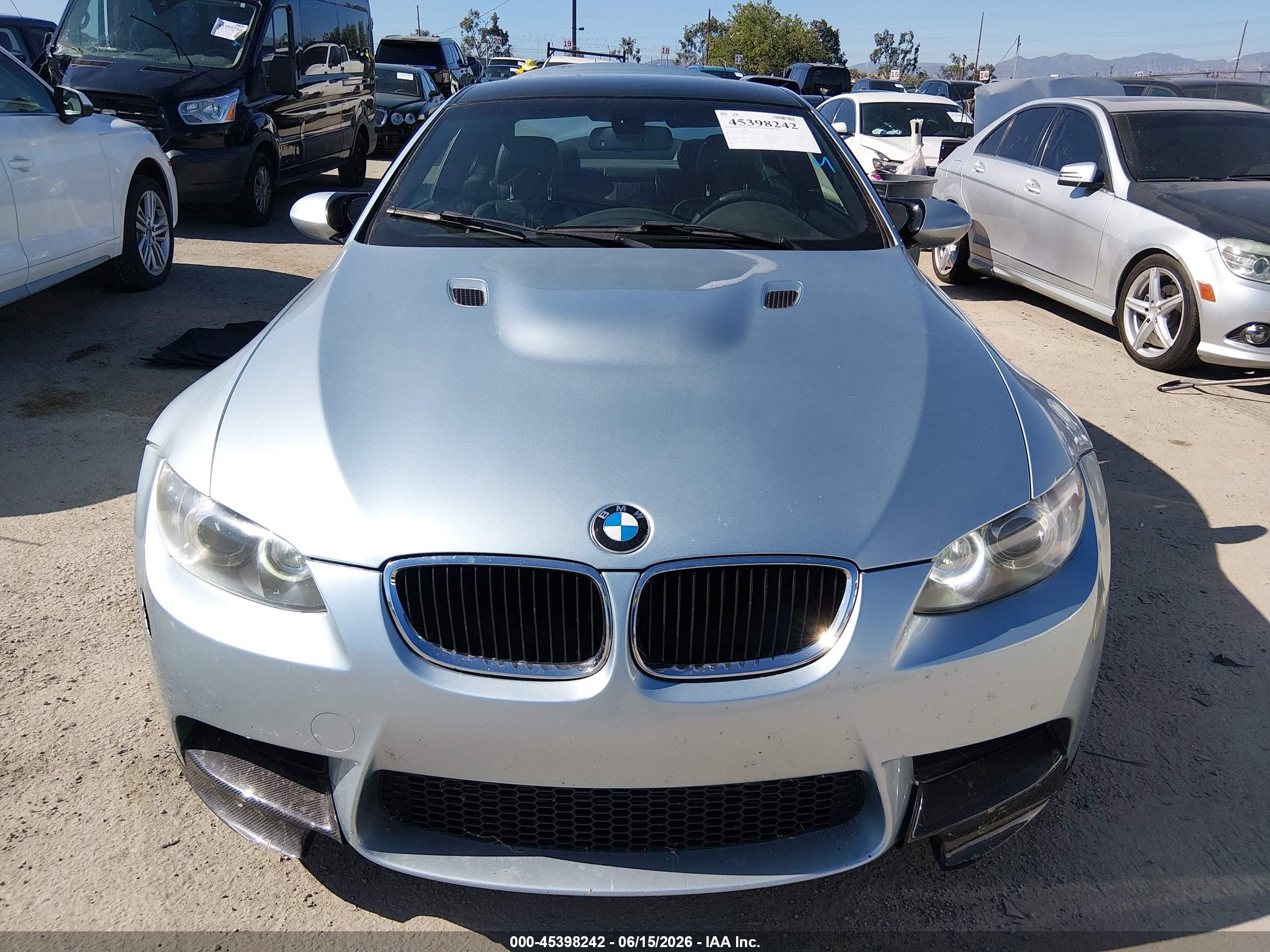 2011 Bmw M3   Light Blue vin: WBSKG9C58BE645431