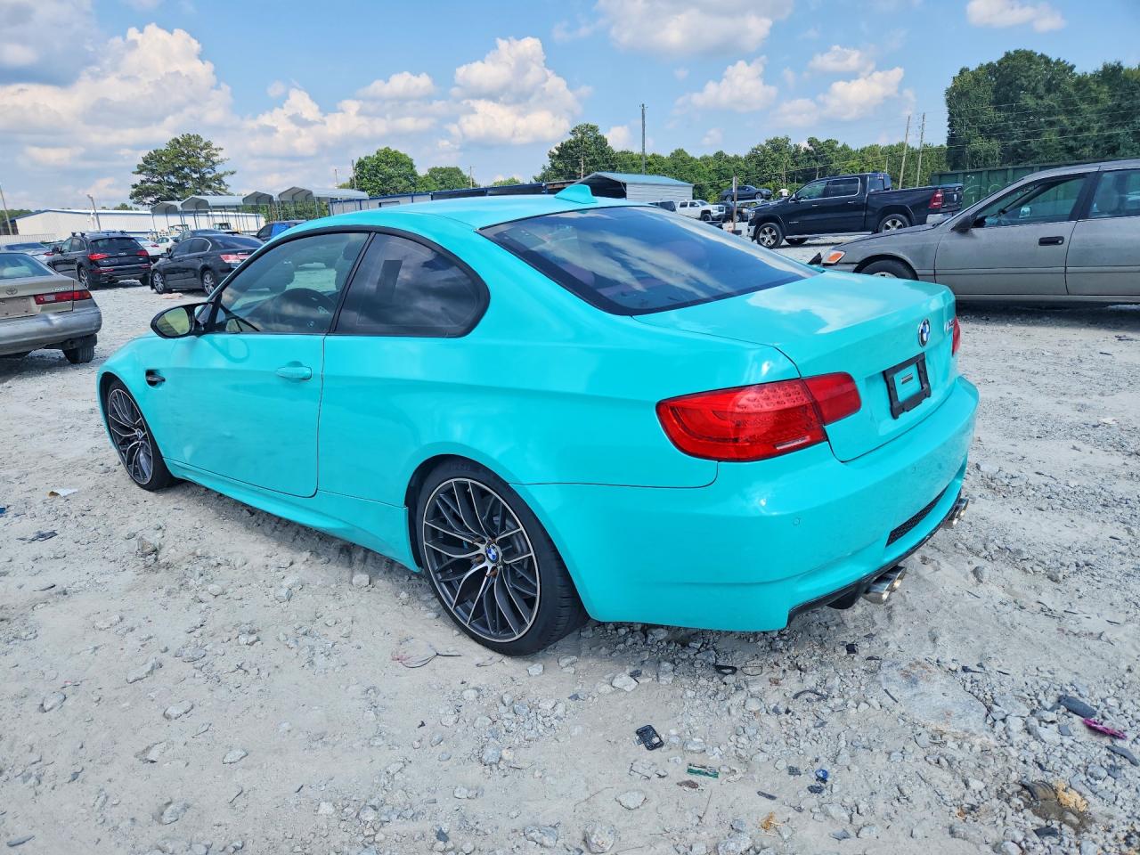 2011 Bmw M3 Turquoise vin: WBSKG9C59BE645809