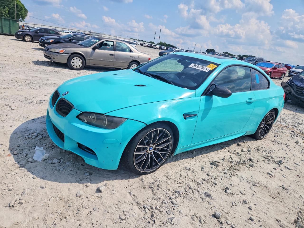 2011 Bmw M3 Turquoise vin: WBSKG9C59BE645809