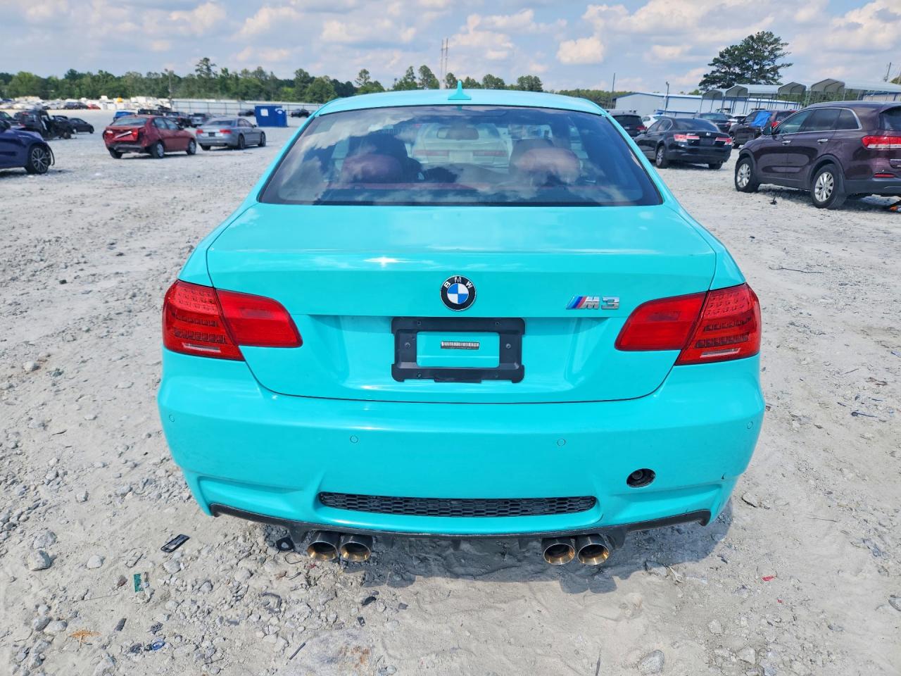 2011 Bmw M3 Turquoise vin: WBSKG9C59BE645809