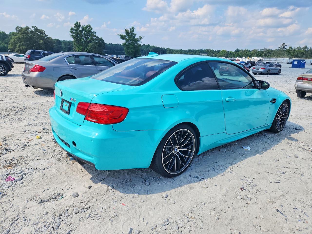 2011 Bmw M3 Turquoise vin: WBSKG9C59BE645809