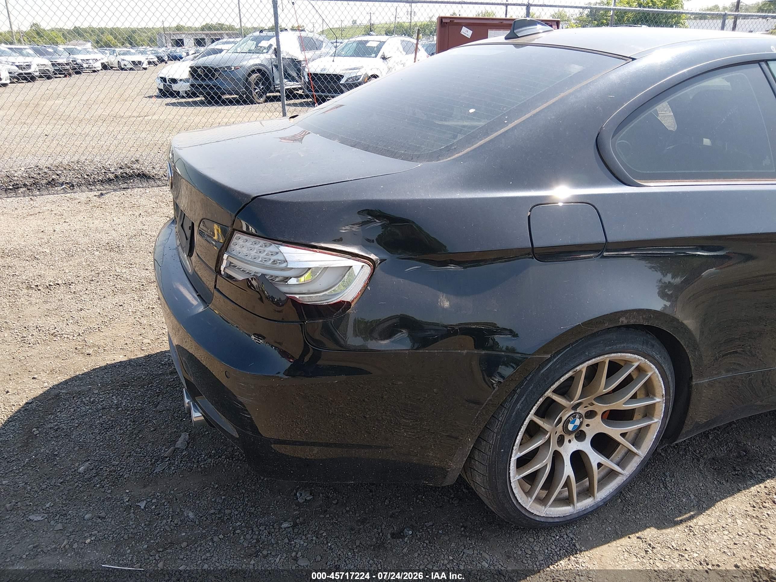 2011 Bmw M3 Black vin: WBSKG9C59BE796925