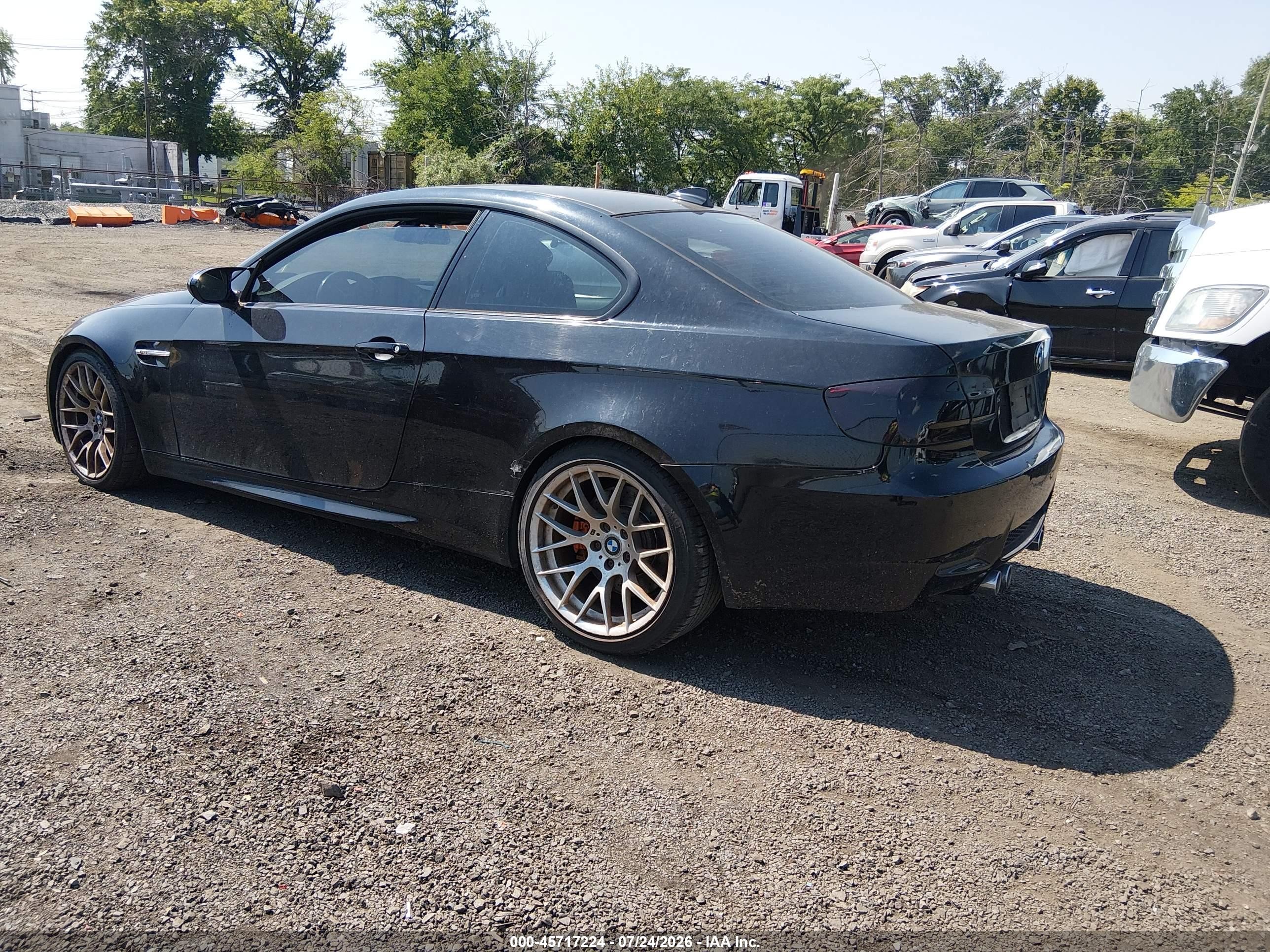 2011 Bmw M3 Black vin: WBSKG9C59BE796925