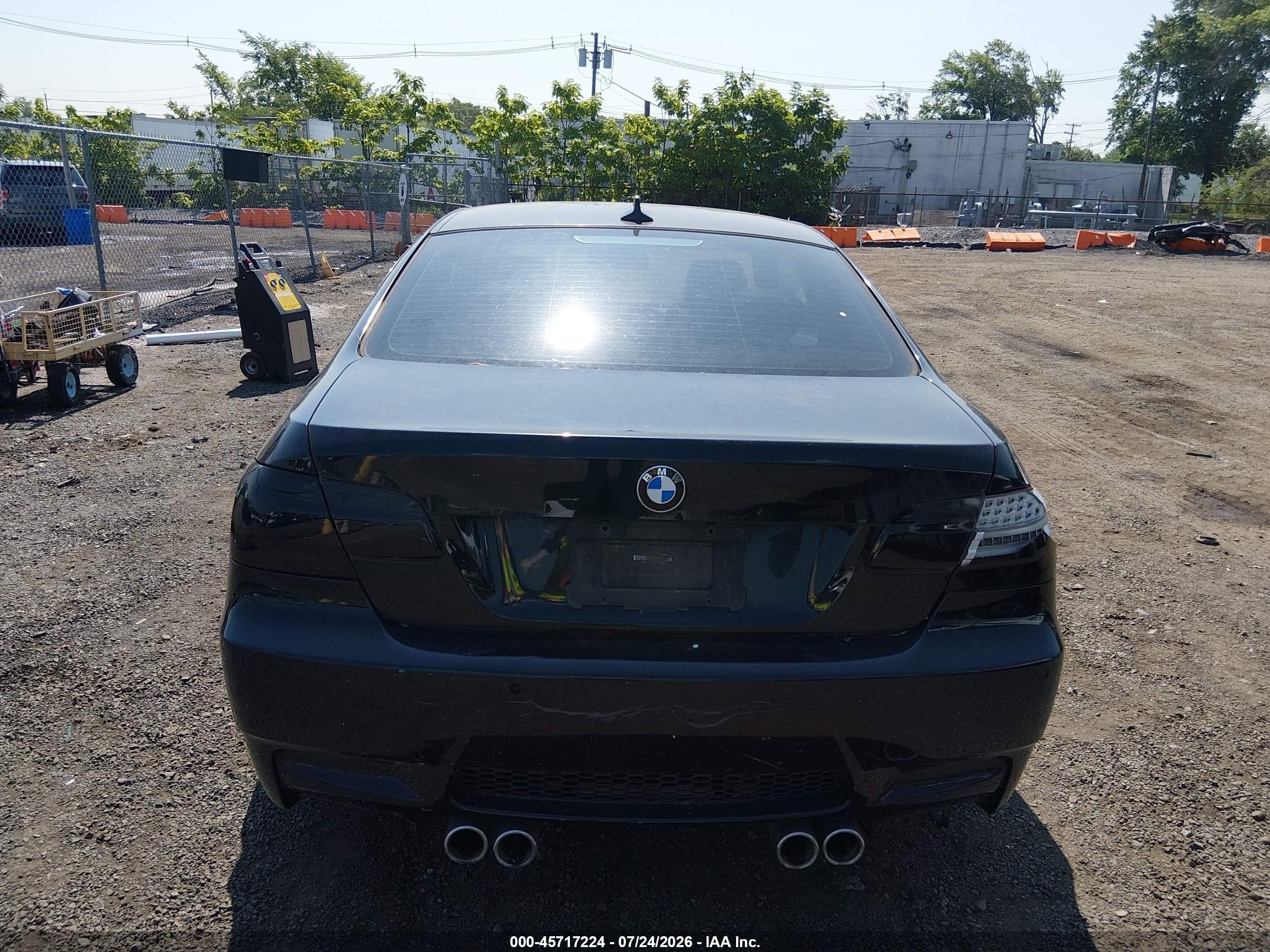 2011 Bmw M3 Black vin: WBSKG9C59BE796925