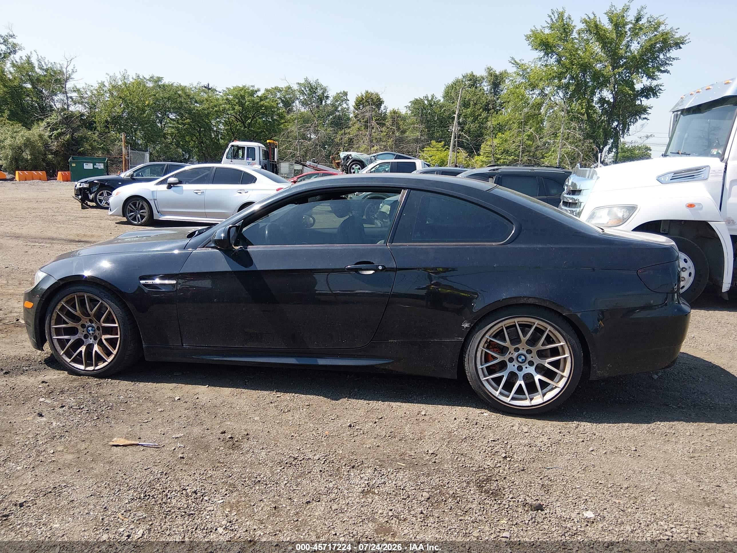 2011 Bmw M3 Black vin: WBSKG9C59BE796925