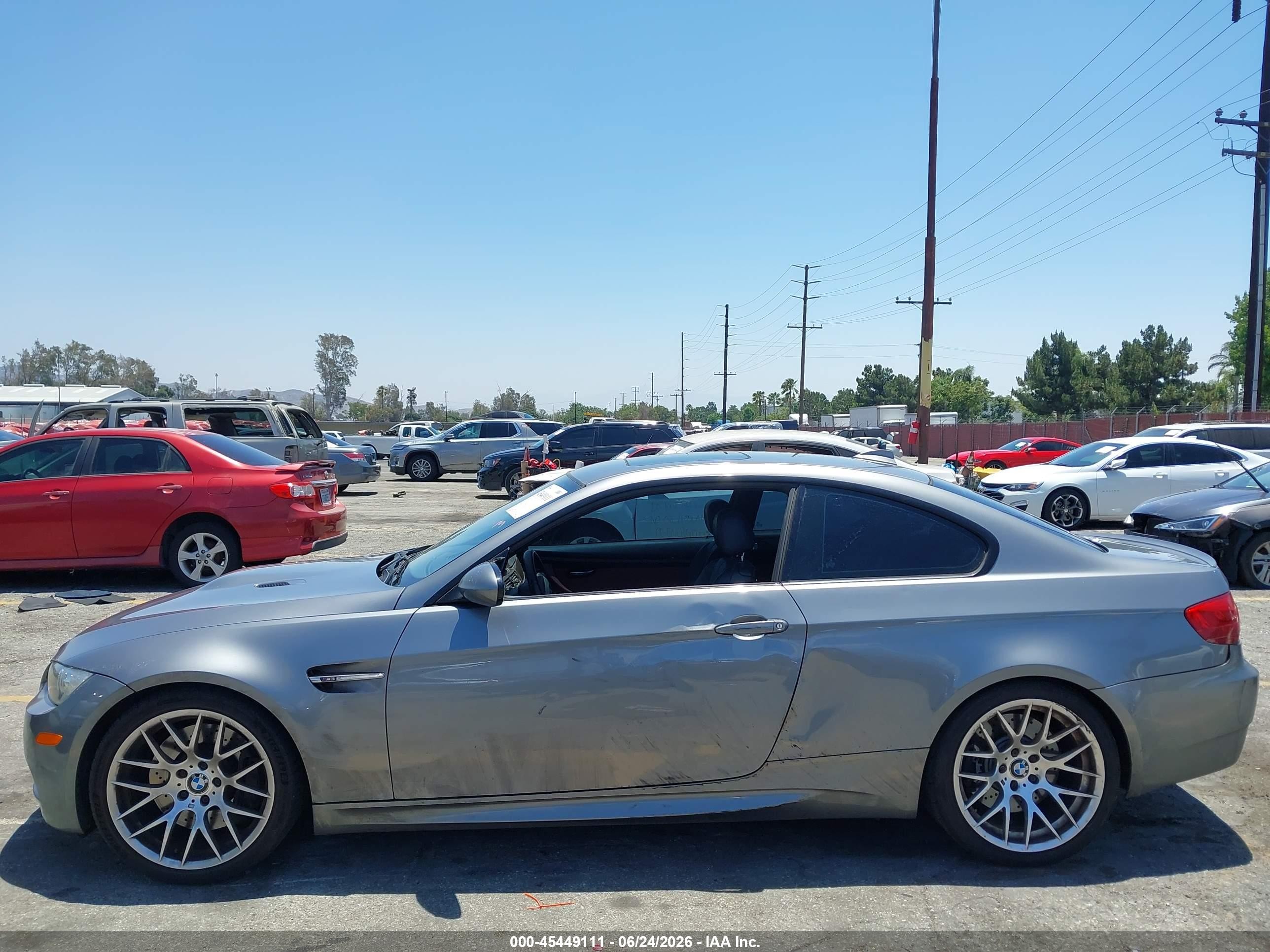 2012 Bmw M3 Gray vin: WBSKG9C5XCE798944