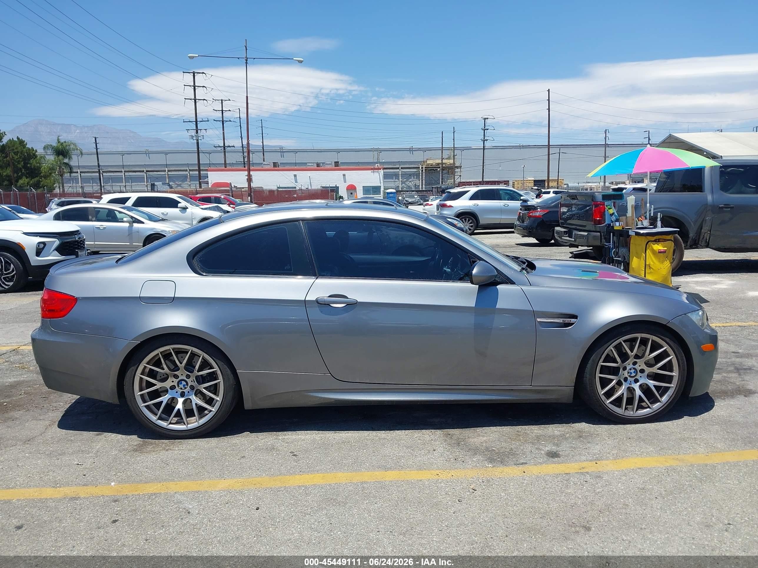 2012 Bmw M3 Gray vin: WBSKG9C5XCE798944