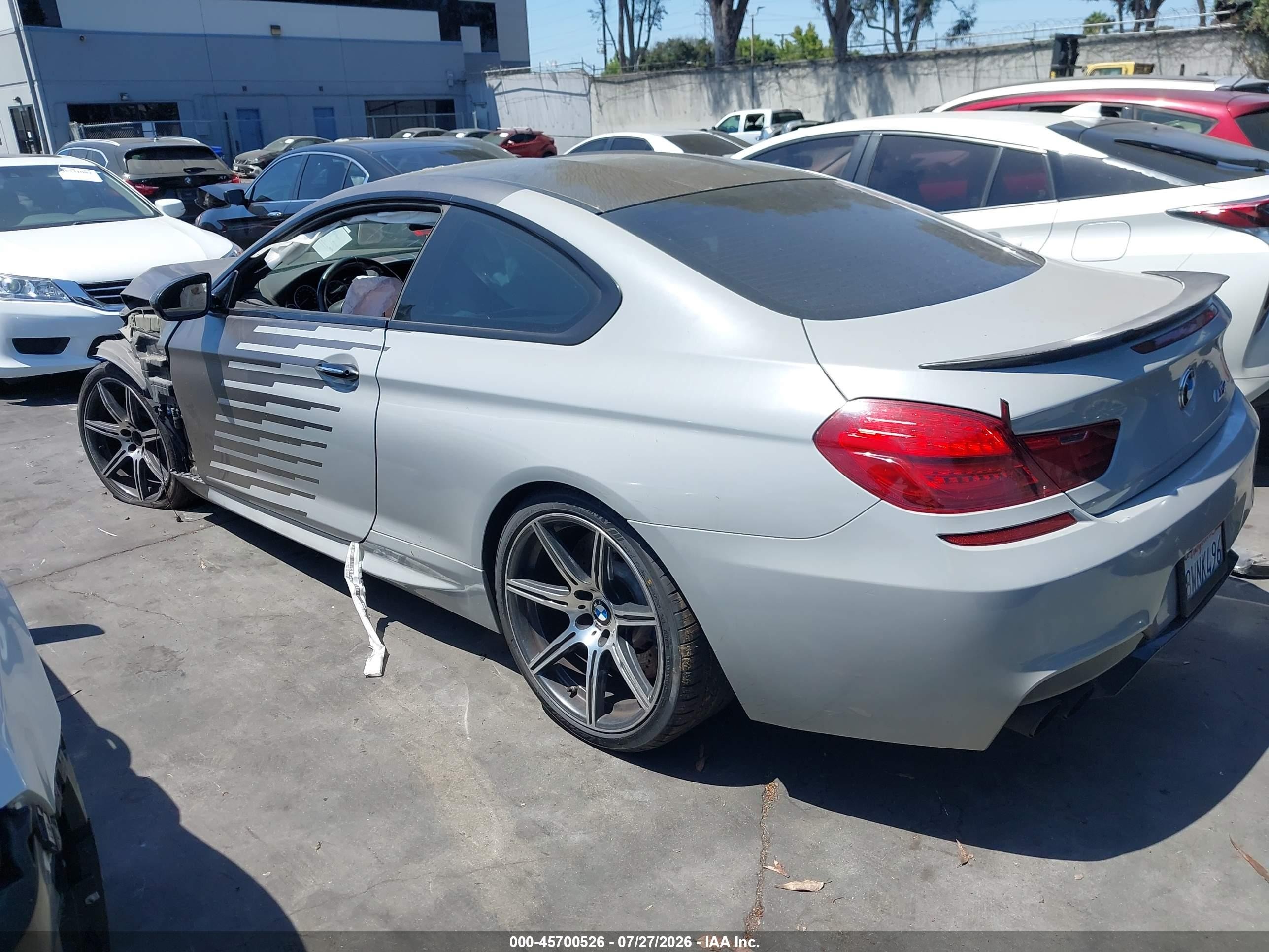 2013 Bmw M6   Gray vin: WBSLX9C50DC968746