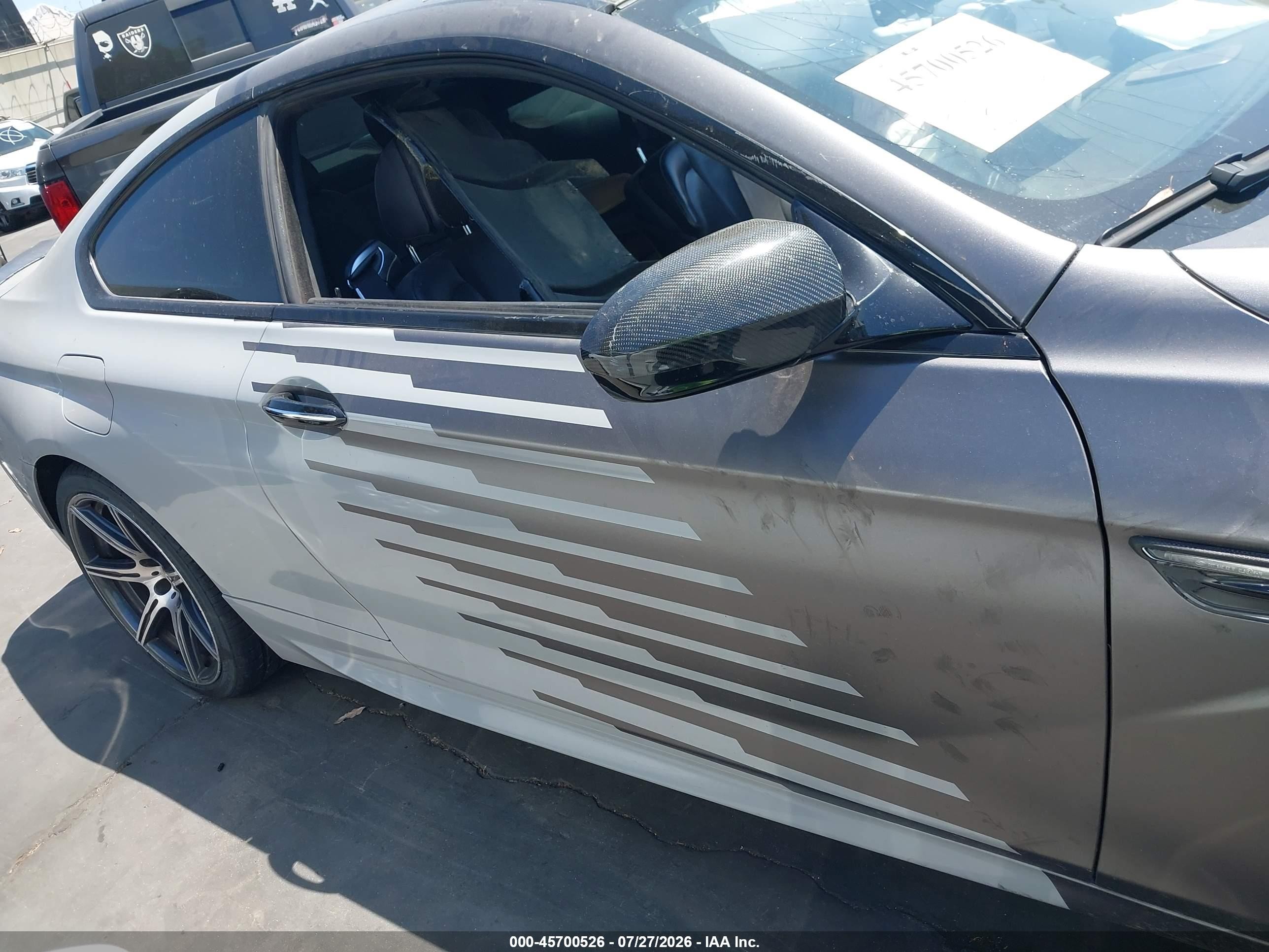 2013 Bmw M6   Gray vin: WBSLX9C50DC968746
