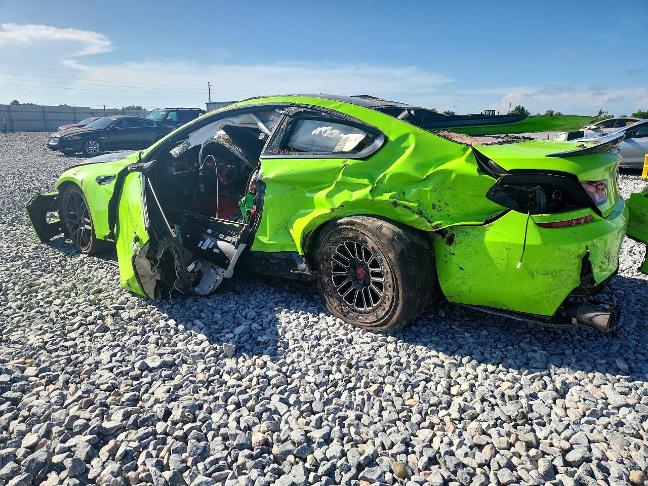 2014 Bmw M6 Green vin: WBSLX9C51ED160188