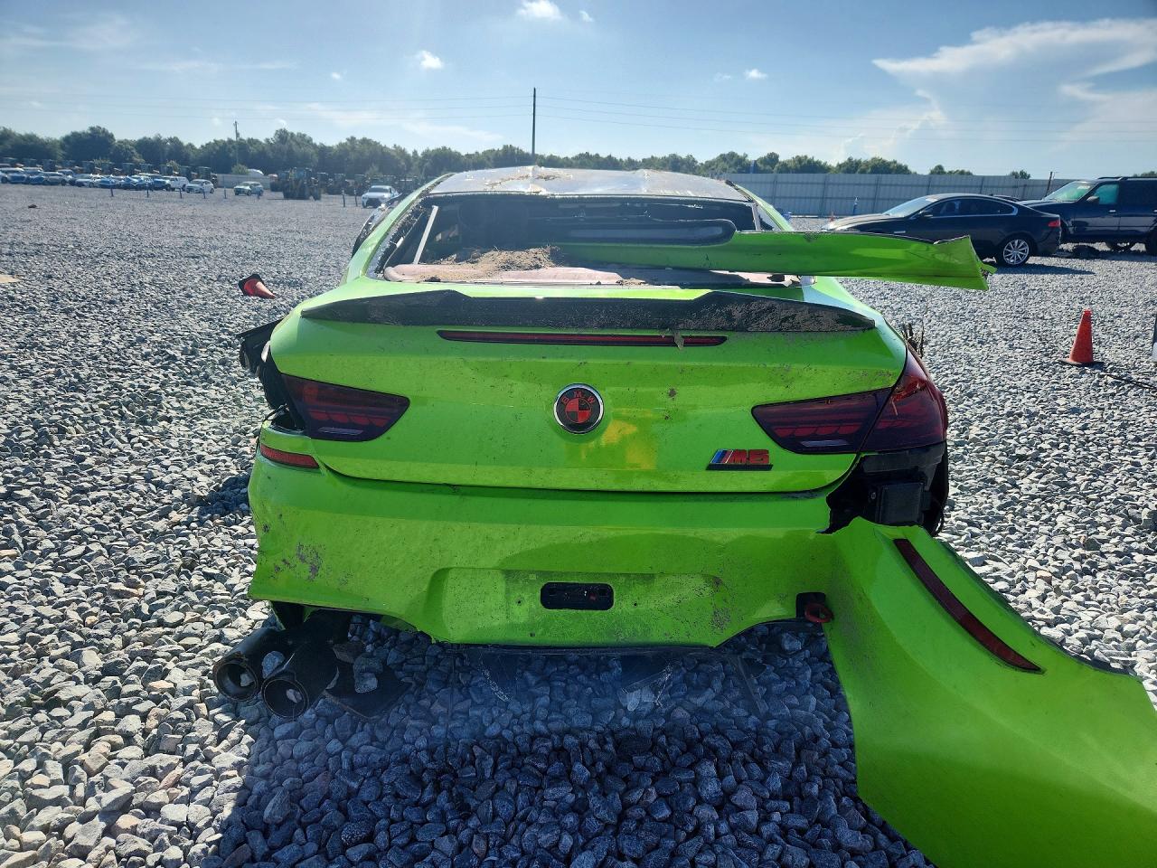 2014 Bmw M6 Green vin: WBSLX9C51ED160188