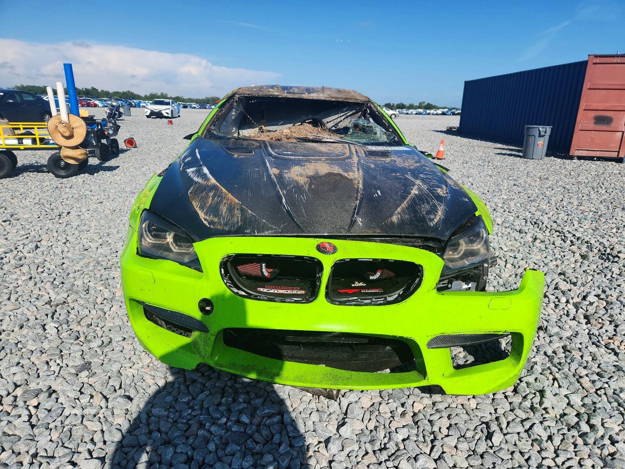 2014 Bmw M6 Green vin: WBSLX9C51ED160188