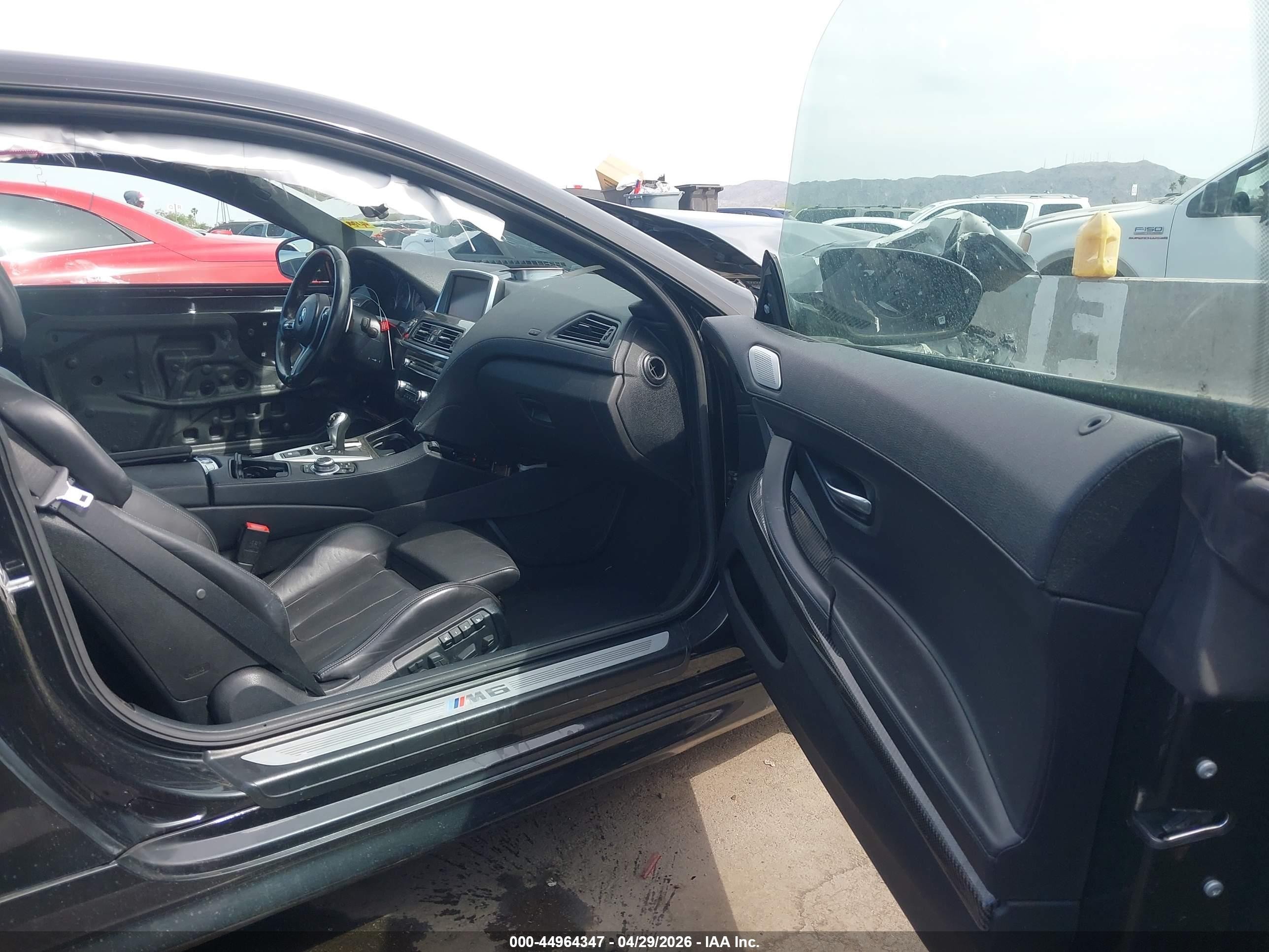 2014 Bmw M6   Black vin: WBSLX9C54ED160511
