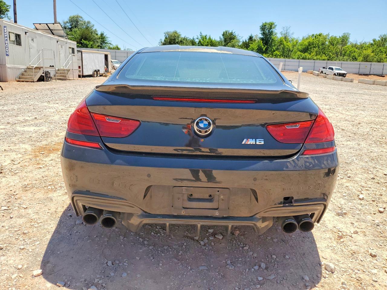 2015 Bmw M6 Черный vin: WBSLX9C57FD160679