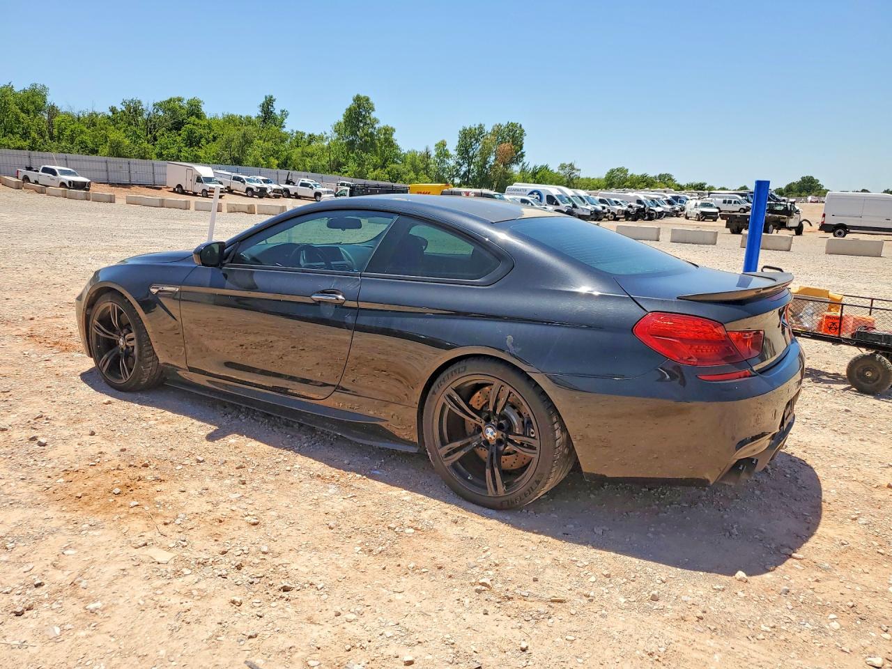 2015 Bmw M6 Черный vin: WBSLX9C57FD160679