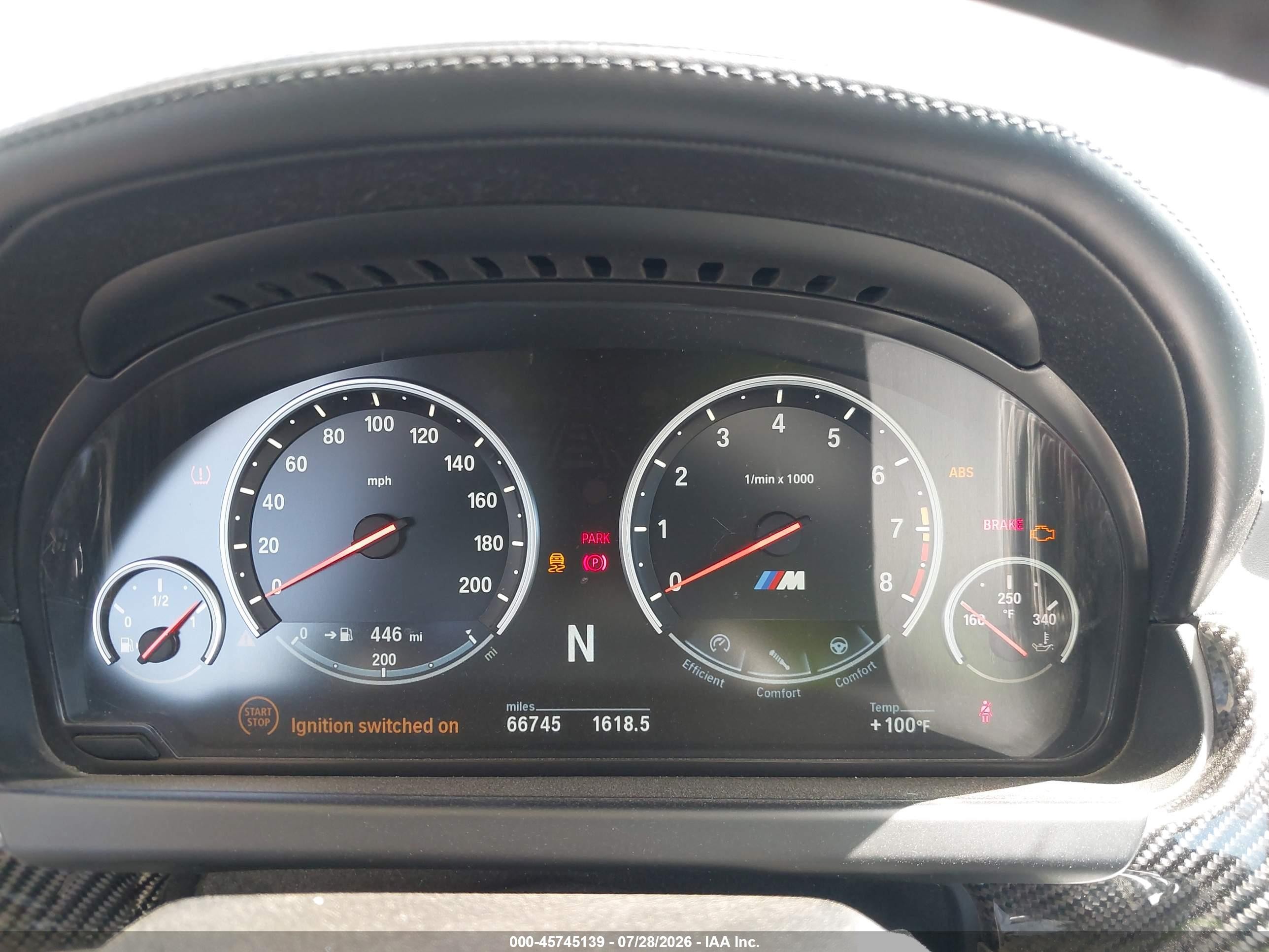 2015 Bmw M6   Black vin: WBSLZ9C51FD651260