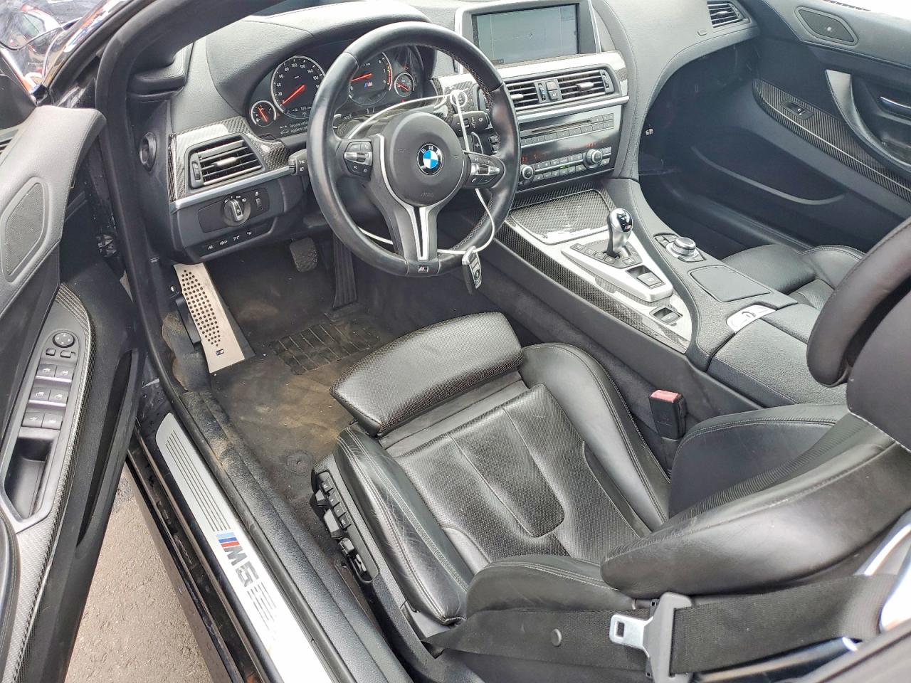 2013 Bmw M6 Black vin: WBSLZ9C55DDZ78127