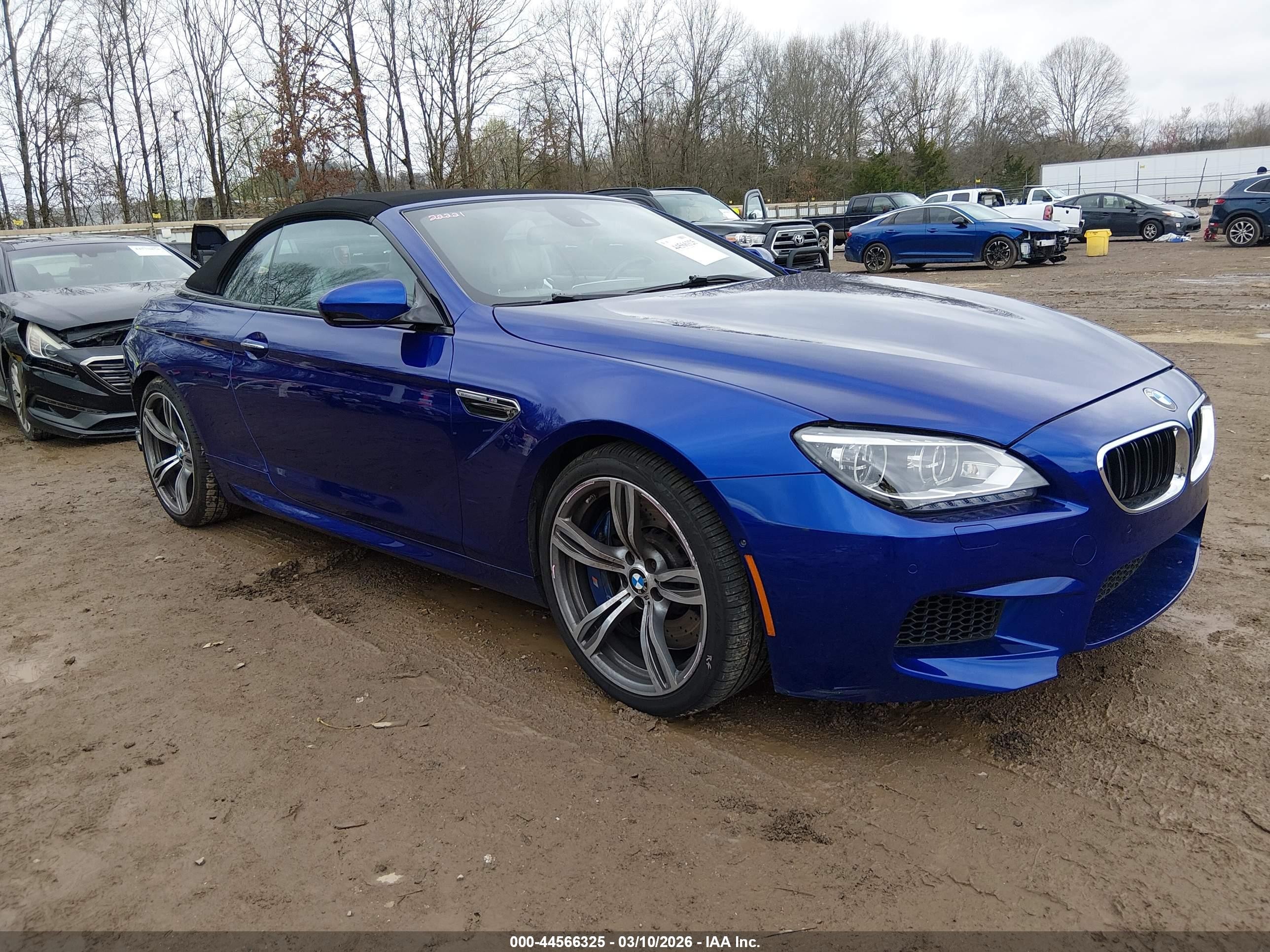 2012 Bmw M6   Blue vin: WBSLZ9C58CC985691