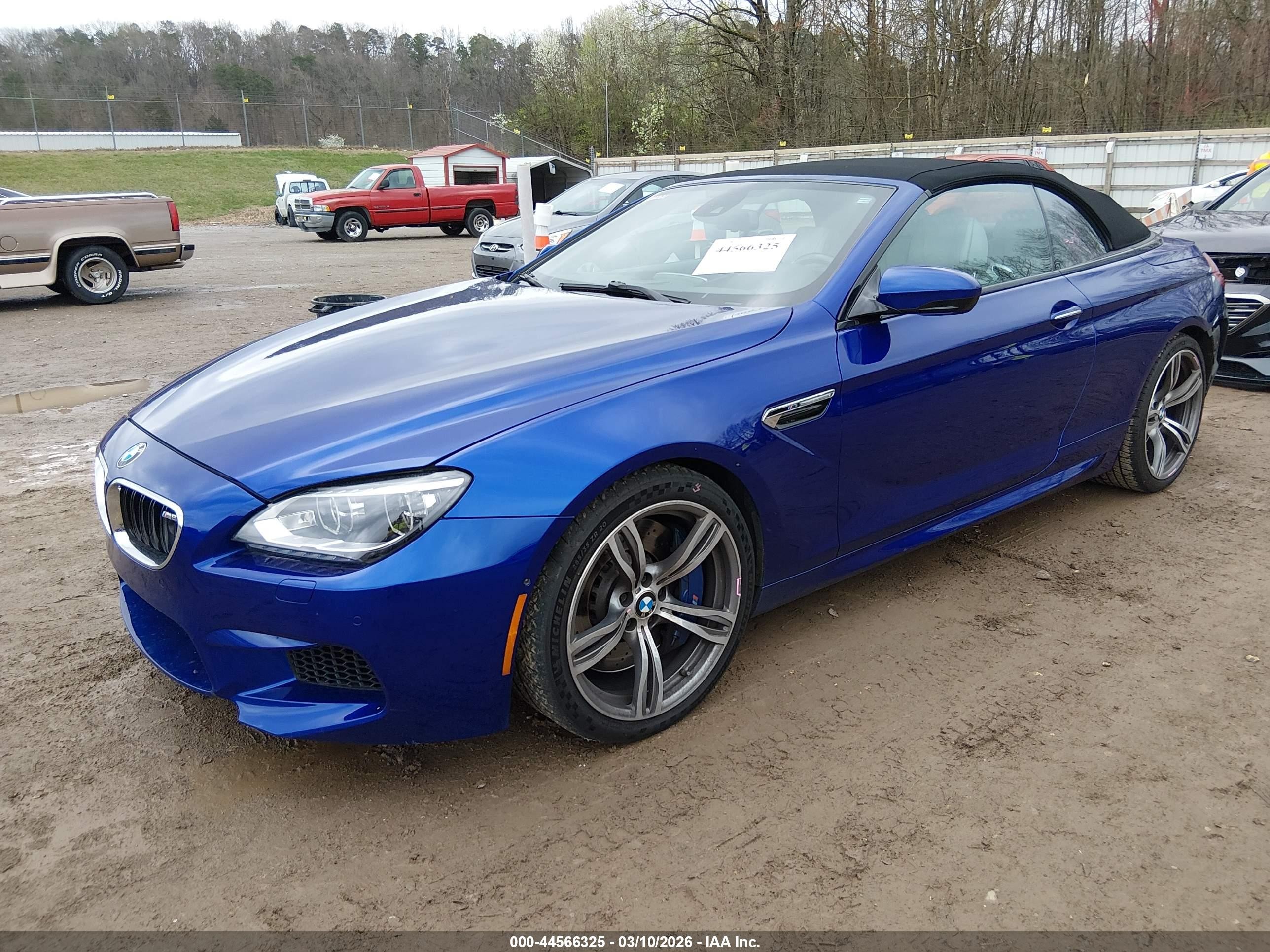 2012 Bmw M6   Blue vin: WBSLZ9C58CC985691