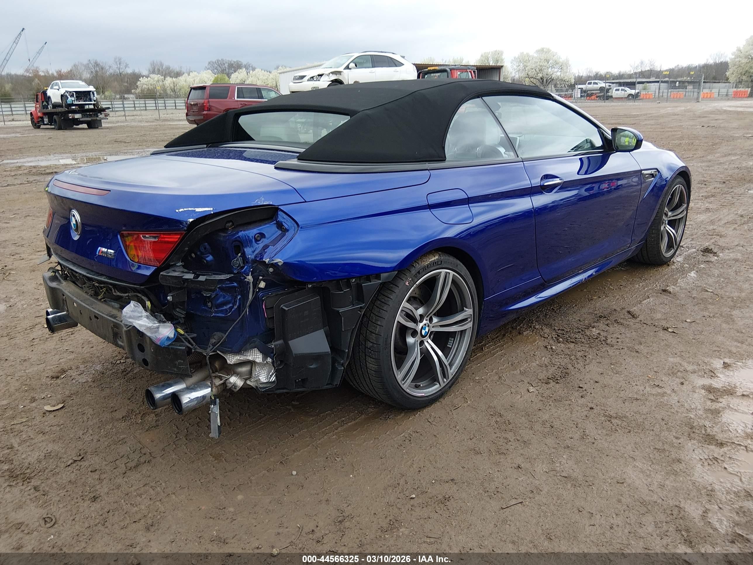2012 Bmw M6   Blue vin: WBSLZ9C58CC985691