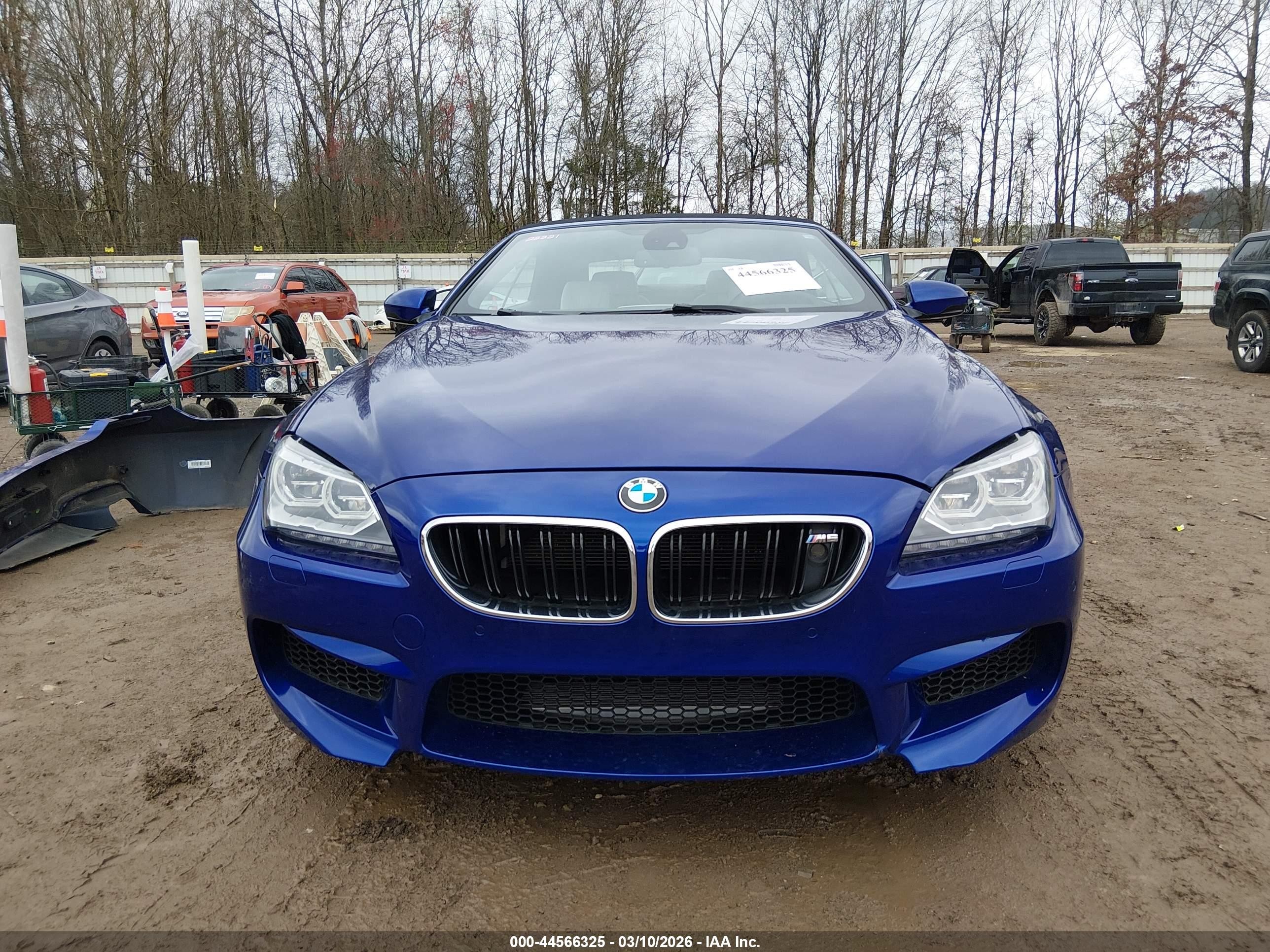 2012 Bmw M6   Blue vin: WBSLZ9C58CC985691