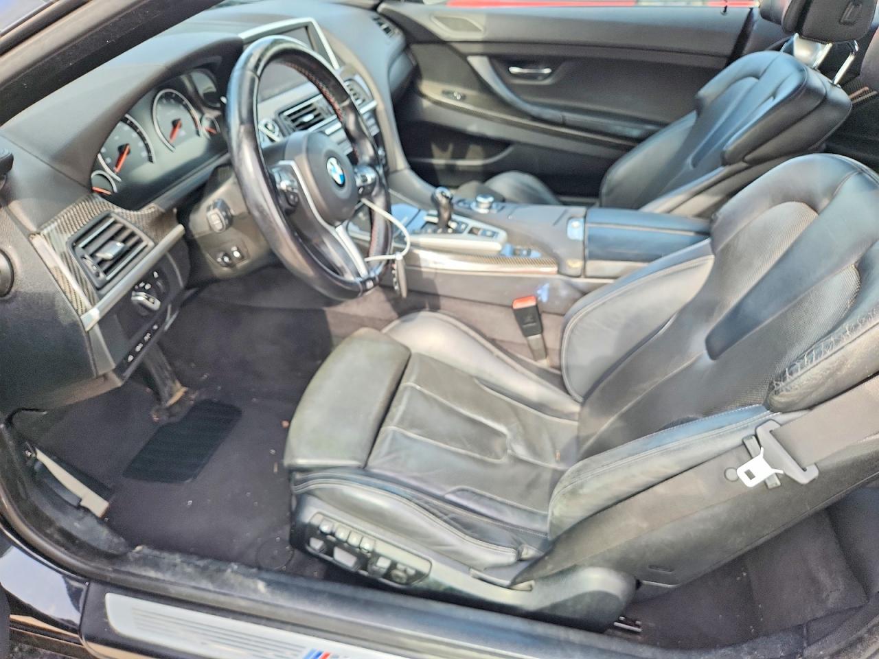 2013 Bmw M6 Black vin: WBSLZ9C58DDZ77943