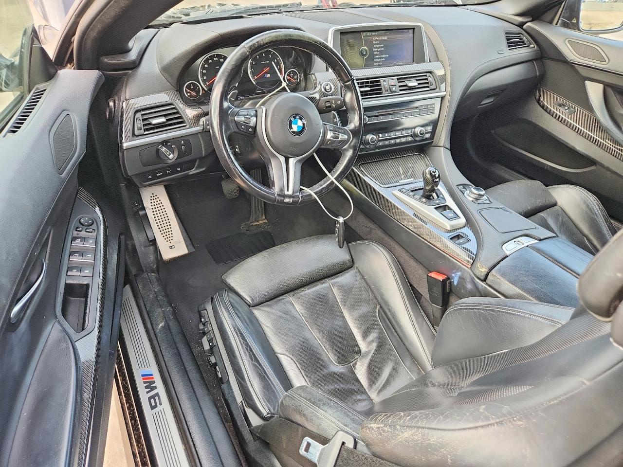 2013 Bmw M6 Black vin: WBSLZ9C58DDZ77943
