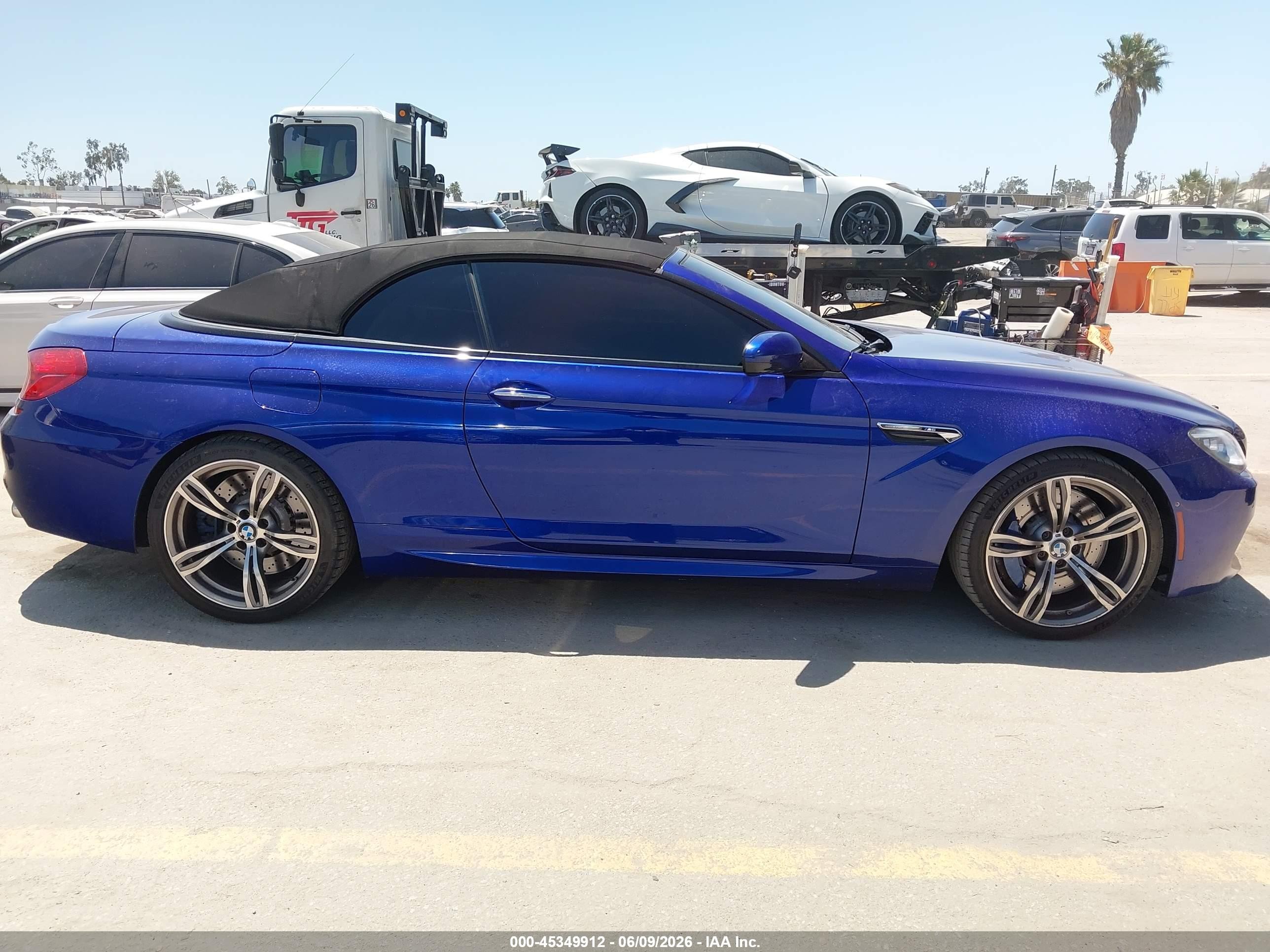 2012 Bmw M6   Blue vin: WBSLZ9C59CC985506