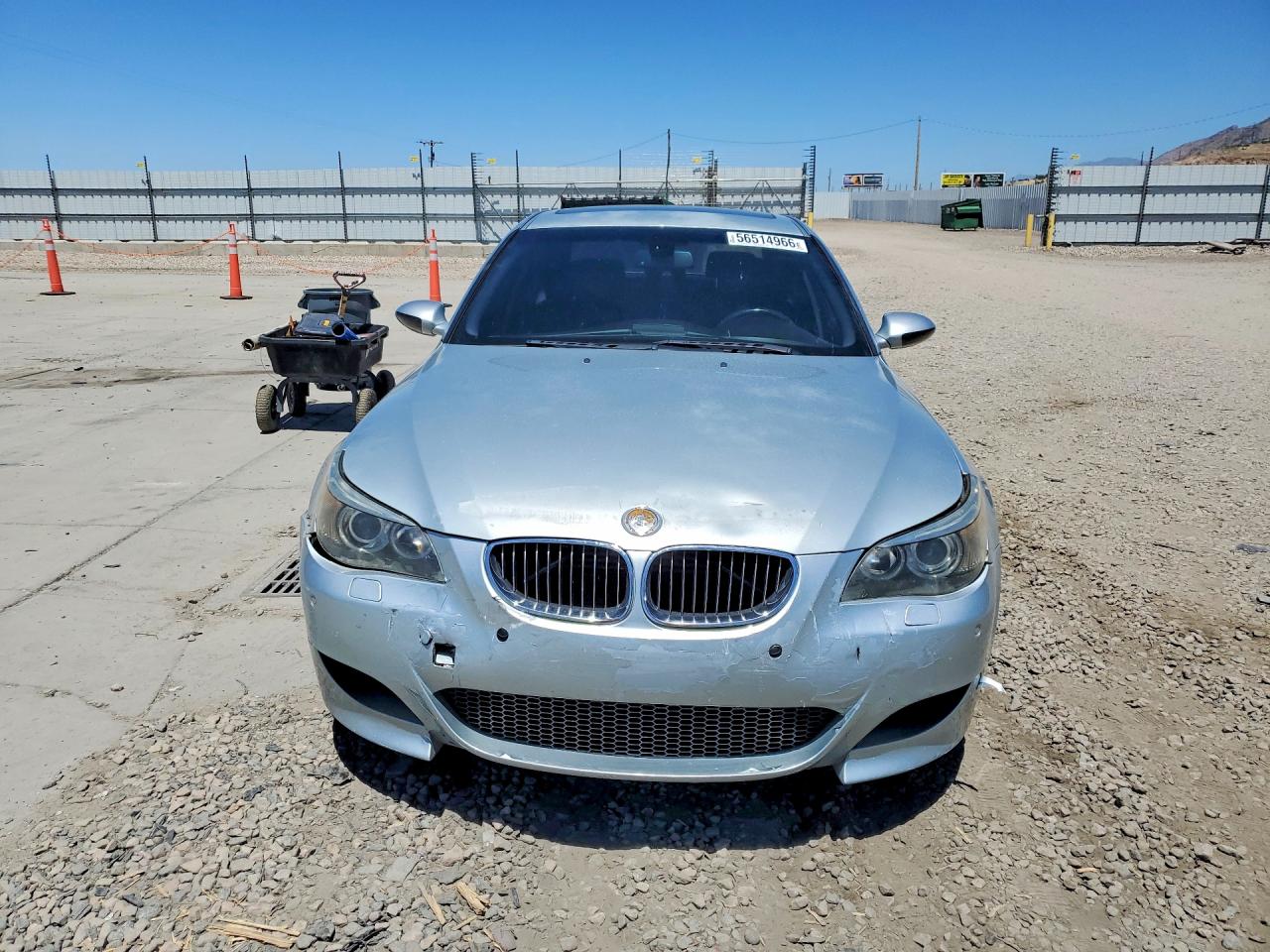 2006 Bmw M5 Silver vin: WBSNB93506CX06459