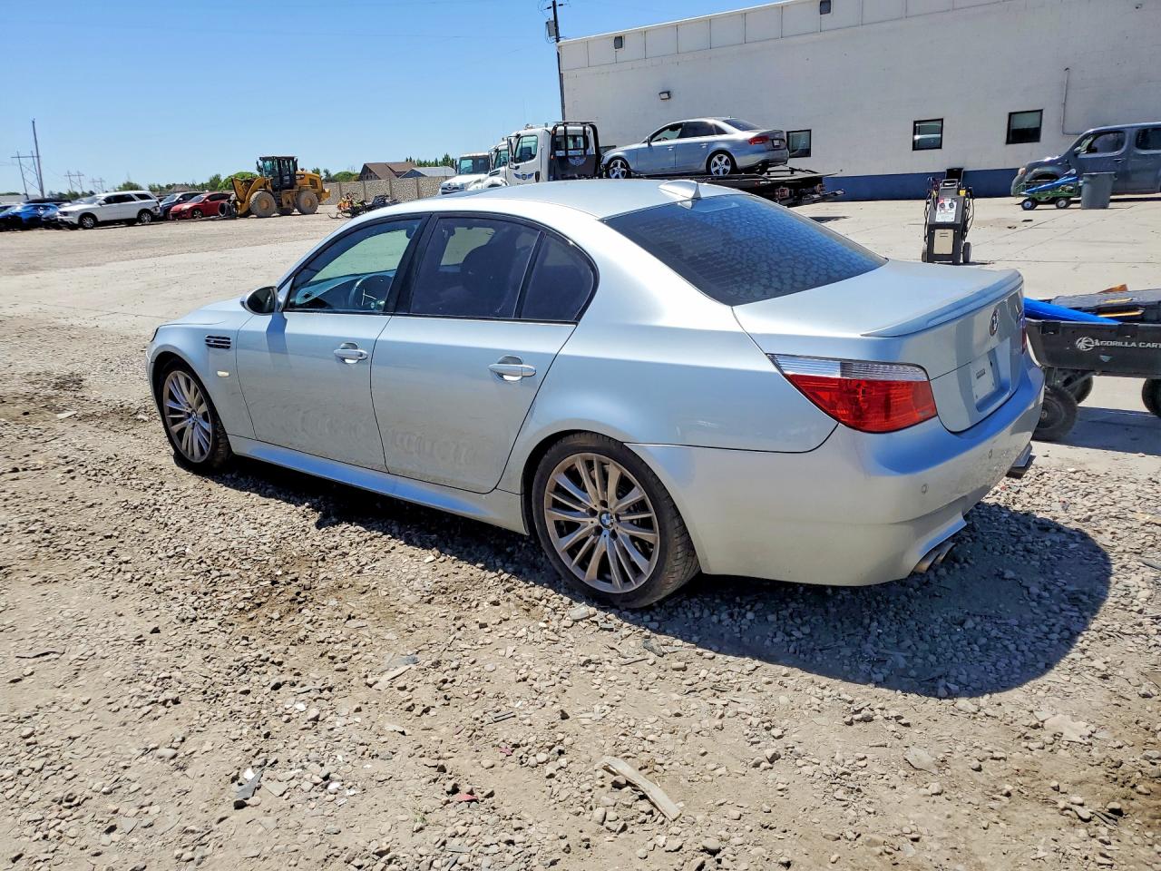 2006 Bmw M5 Silver vin: WBSNB93506CX06459