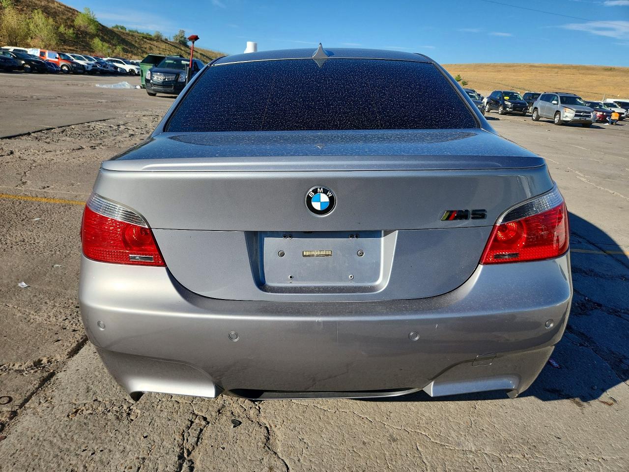 2006 Bmw M5 Silver vin: WBSNB93516B581994