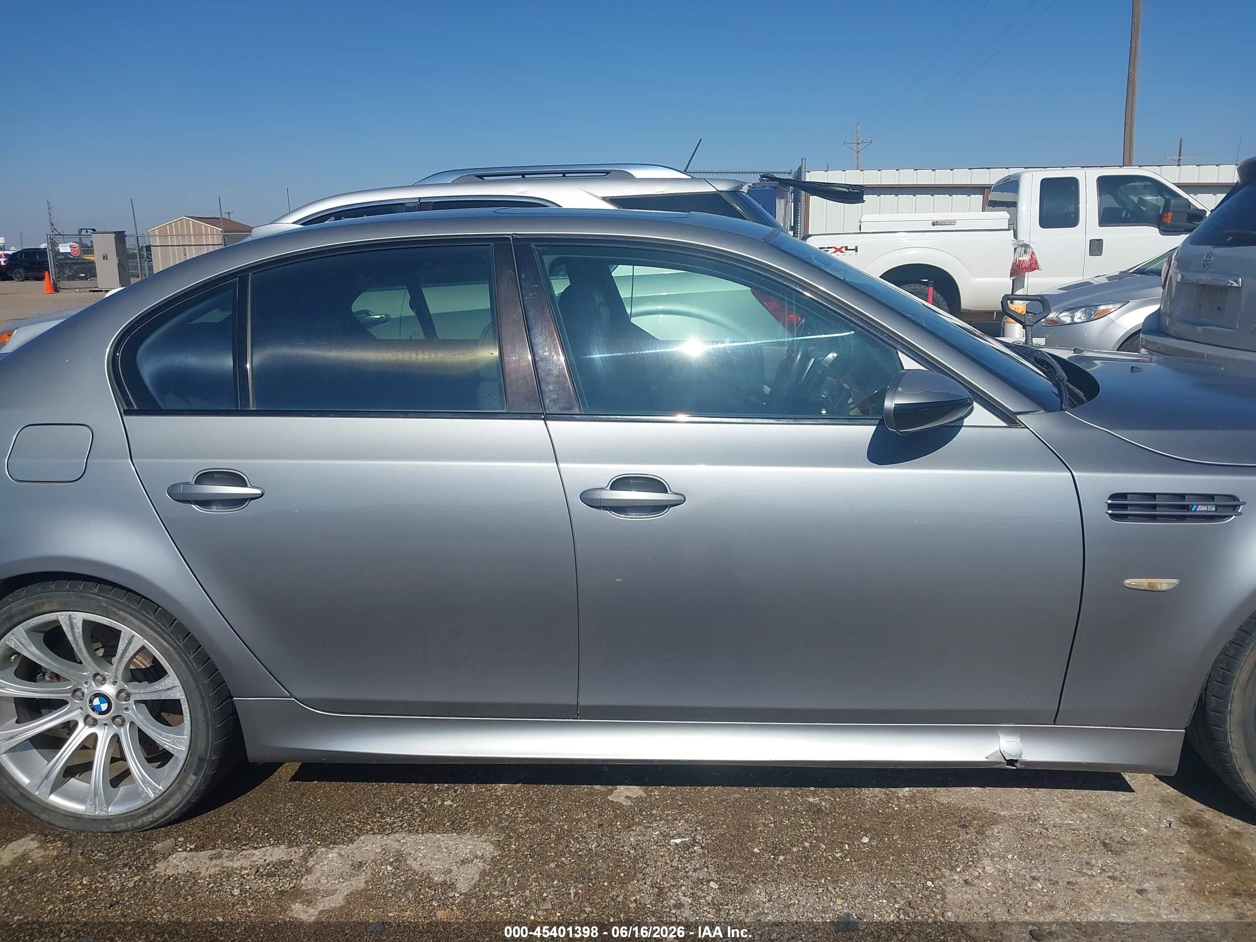 2006 Bmw M5   Silver vin: WBSNB93536B581964