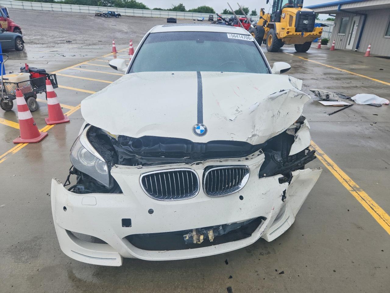 2007 Bmw M5 White vin: WBSNB93557CX07060