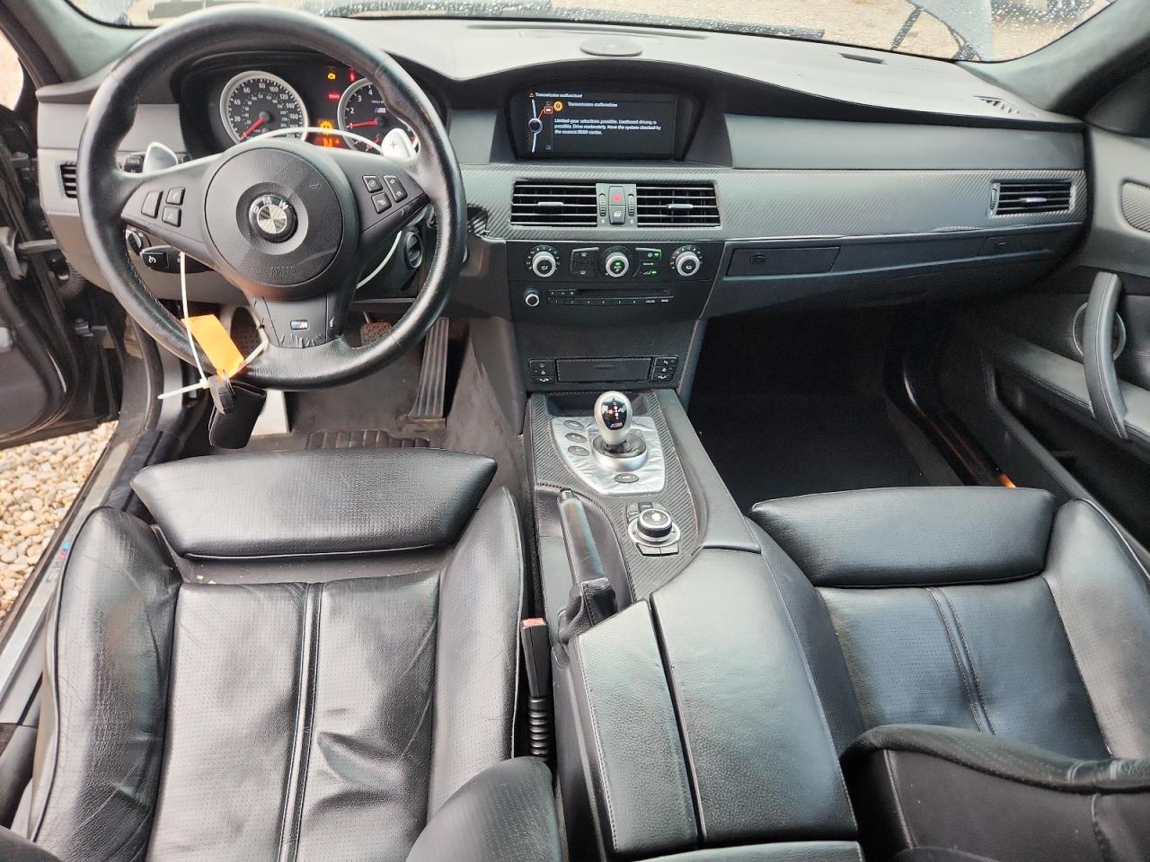 2010 Bmw M5 Черный vin: WBSNB9C50AC043192
