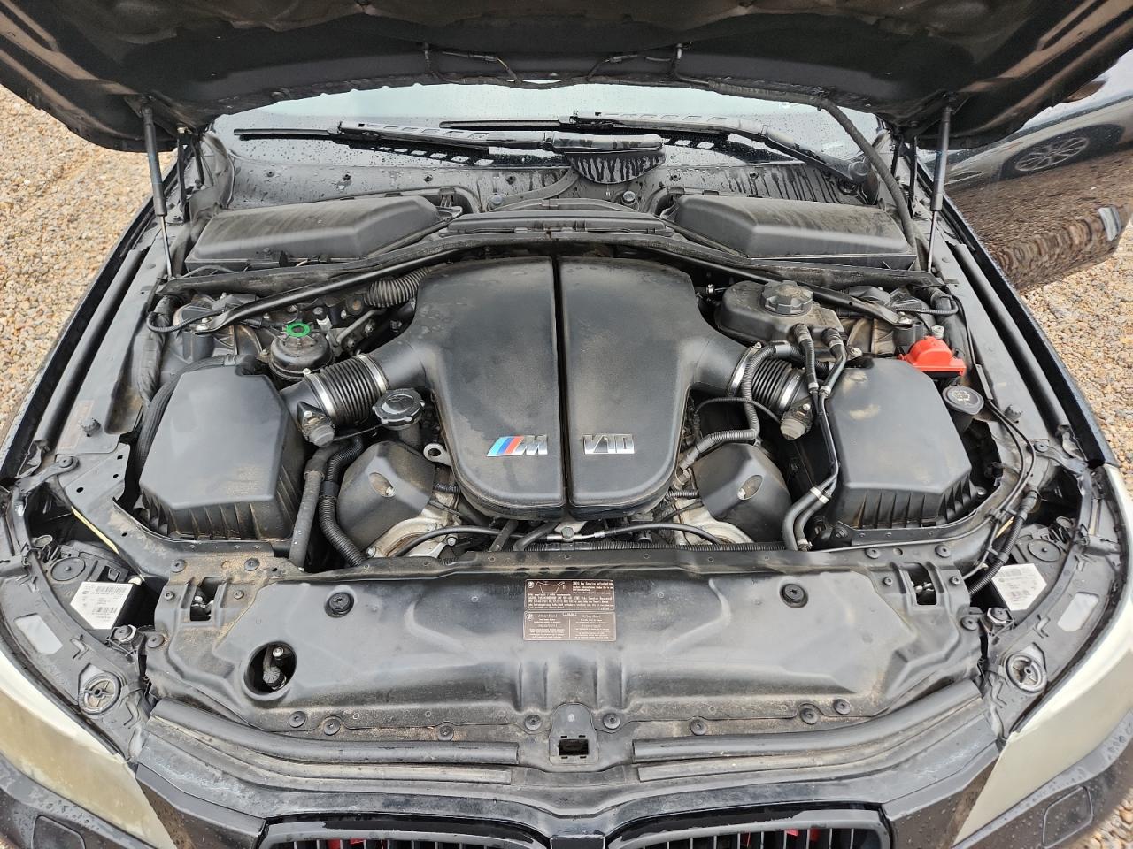 2010 Bmw M5 Черный vin: WBSNB9C50AC043192
