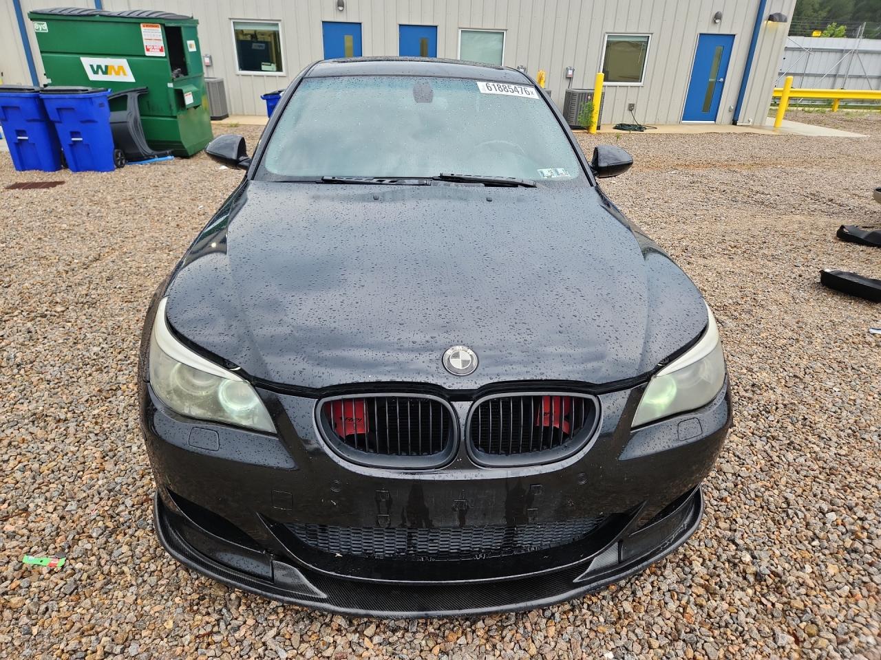 2010 Bmw M5 Черный vin: WBSNB9C50AC043192