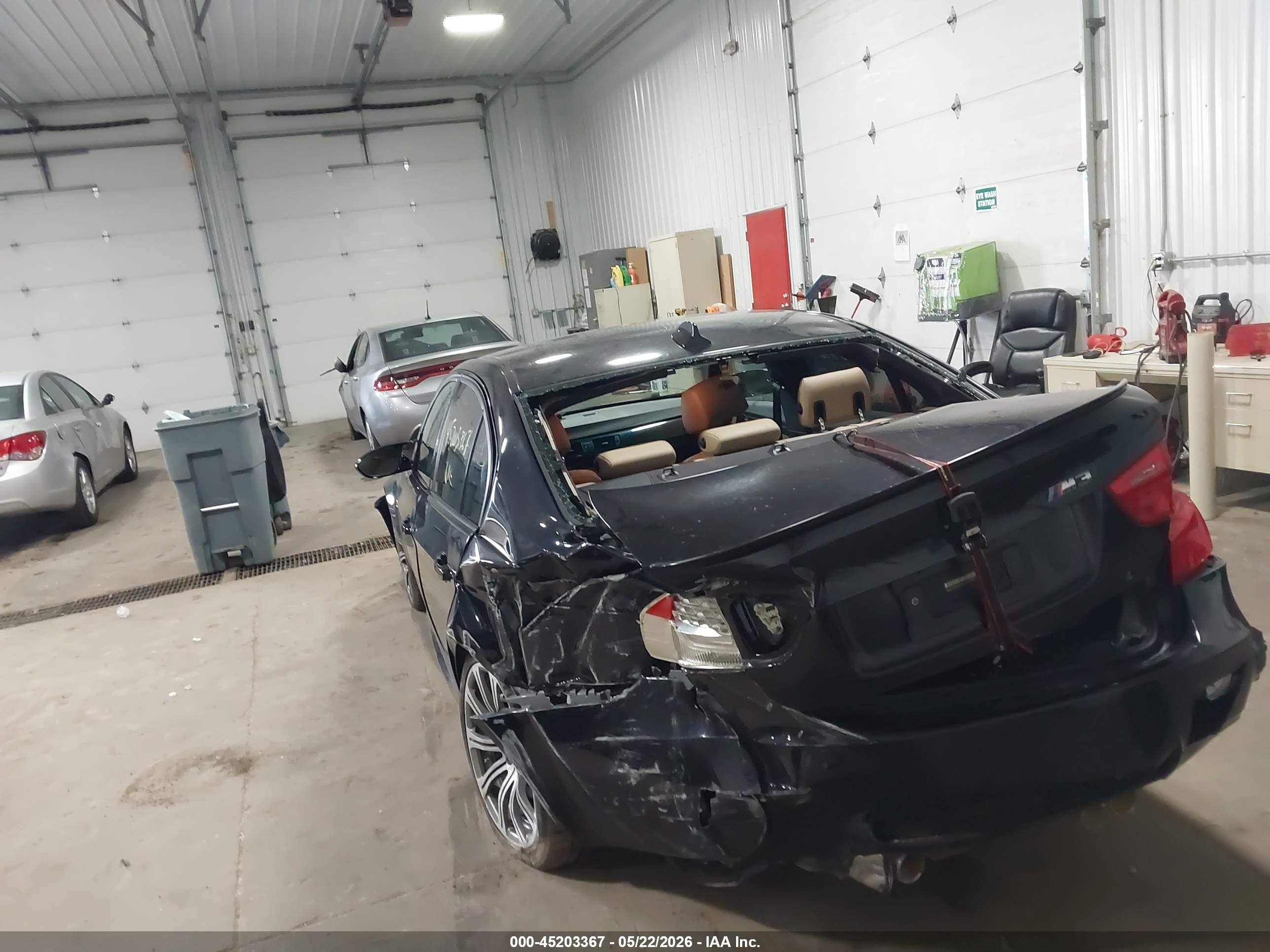 2009 Bmw M3 Dark Blue vin: WBSPM93509E201422
