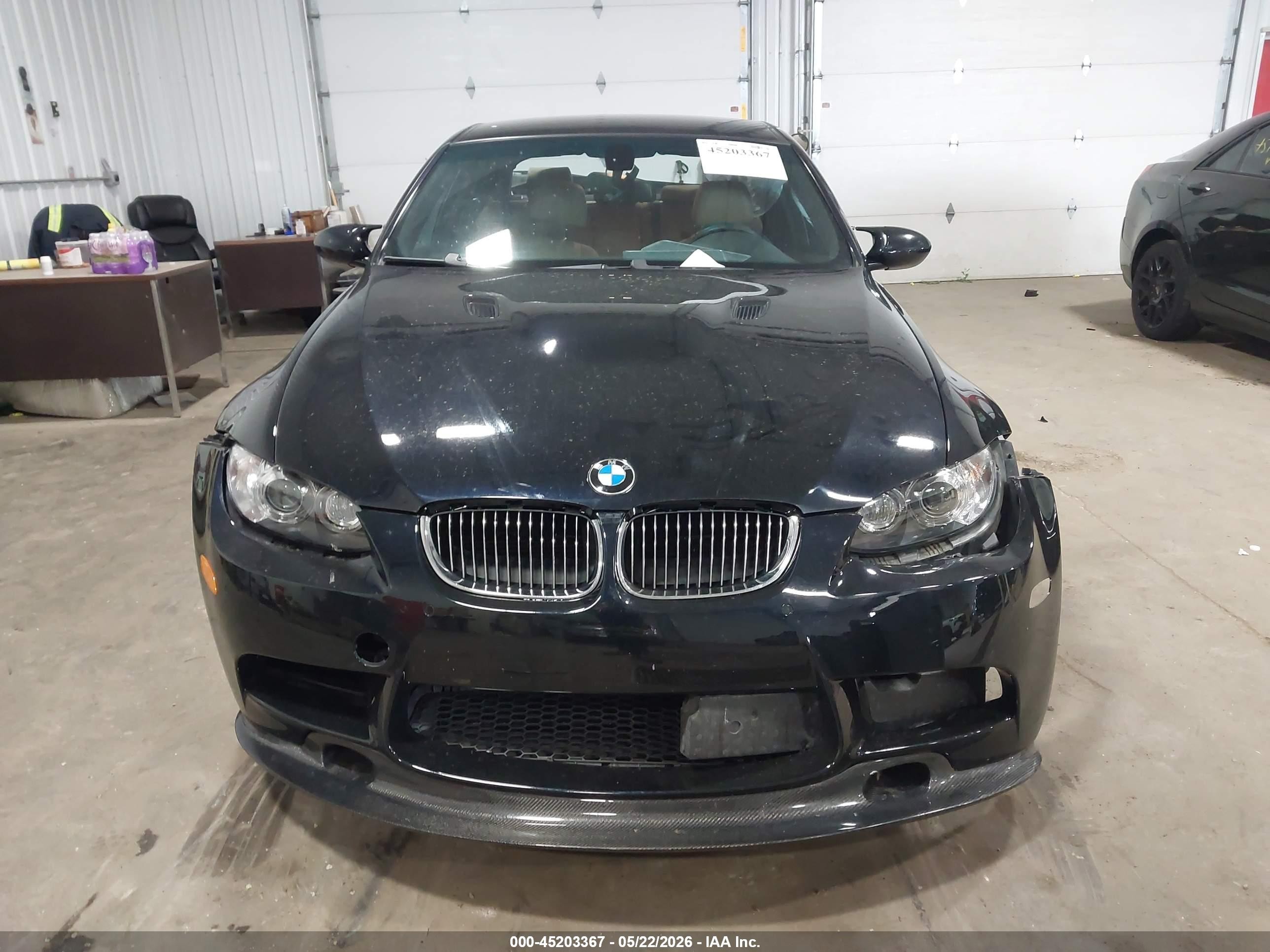 2009 Bmw M3 Dark Blue vin: WBSPM93509E201422