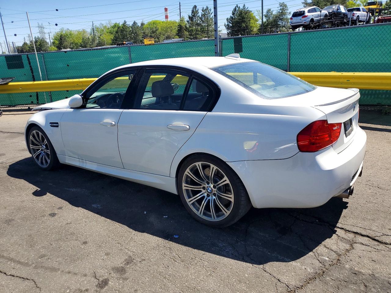 2011 Bmw M3 White vin: WBSPM9C50BE203354