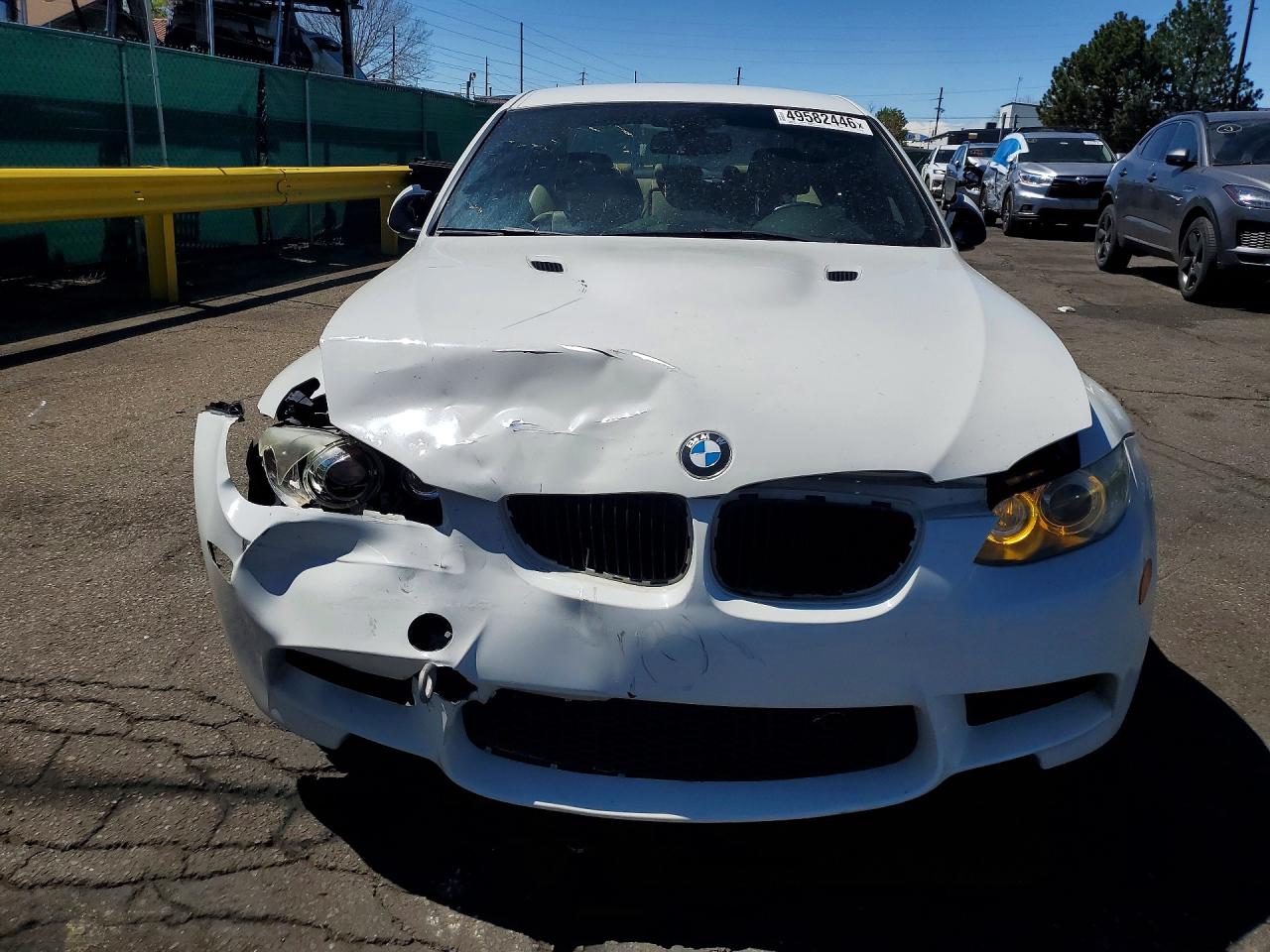 2011 Bmw M3 White vin: WBSPM9C50BE203354