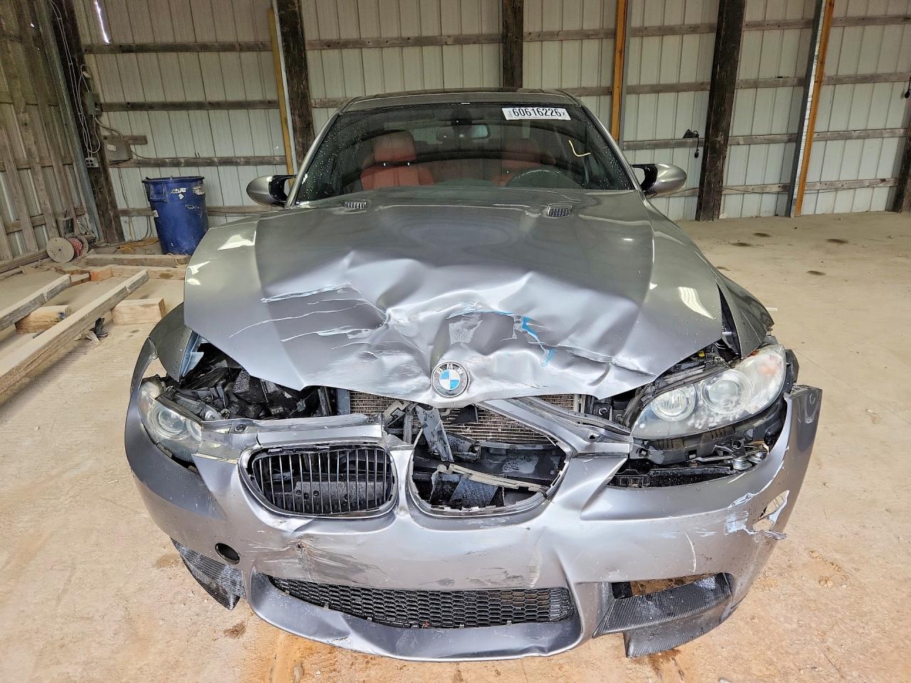 2011 Bmw M3 Gray vin: WBSPM9C50BE203824