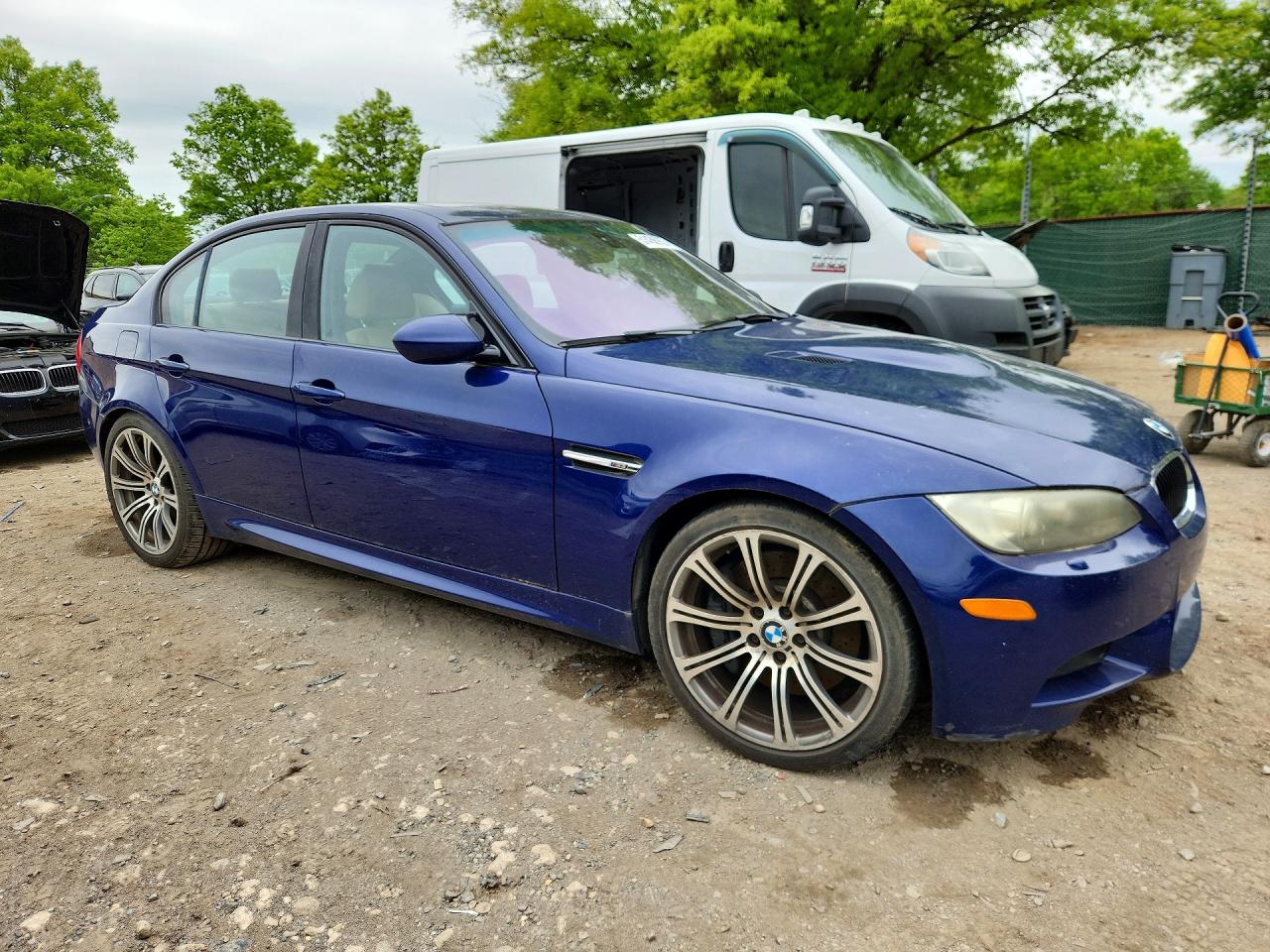 2011 Bmw M3 Blue vin: WBSPM9C54BE202675