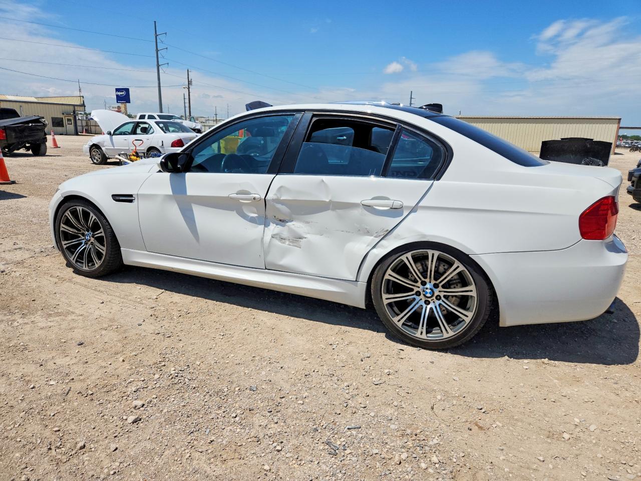 2011 Bmw M3 White vin: WBSPM9C56BE203763
